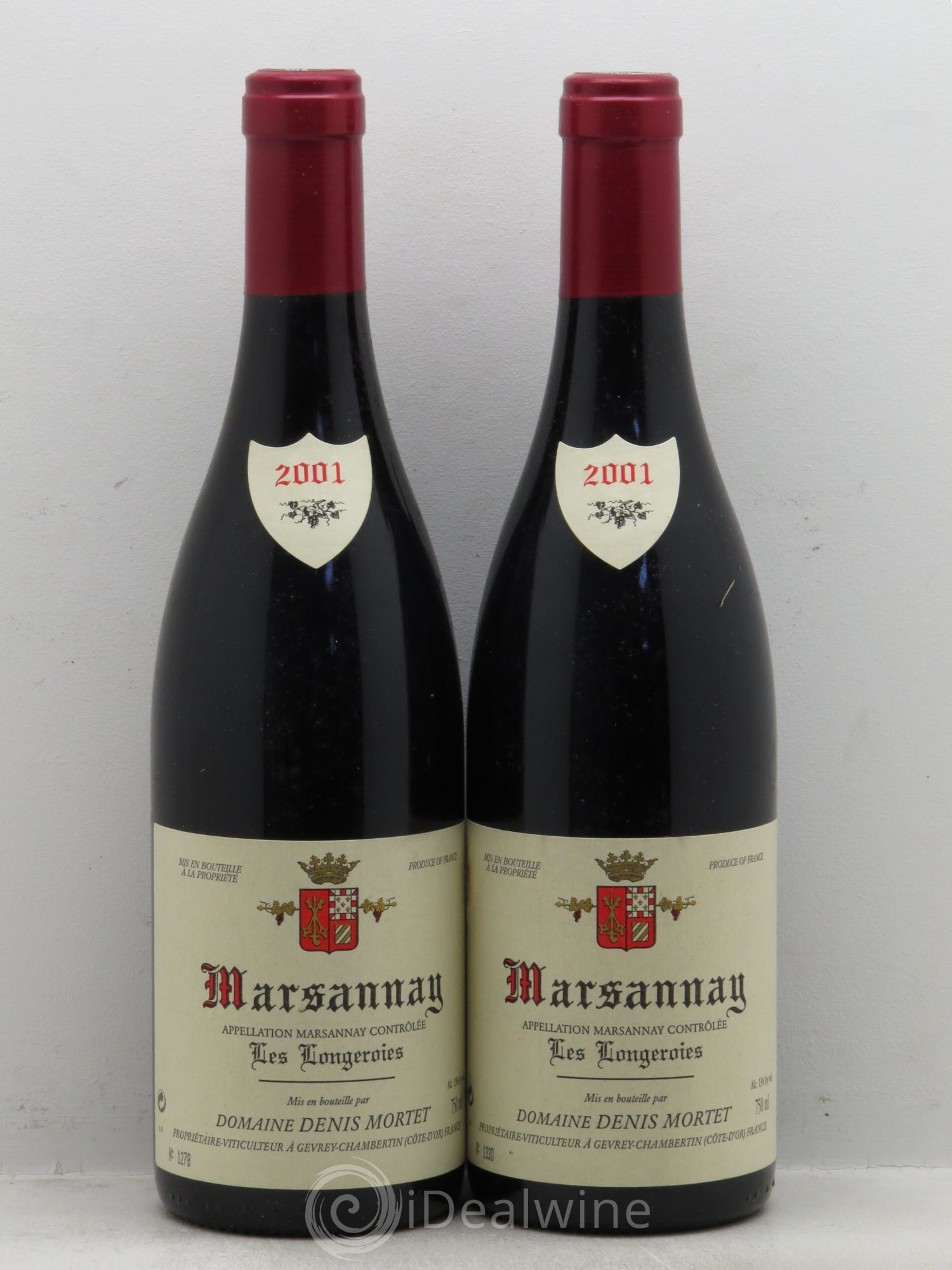 Marsannay Les Longeroies 2001 - Posten von 2 Flaschen - 0