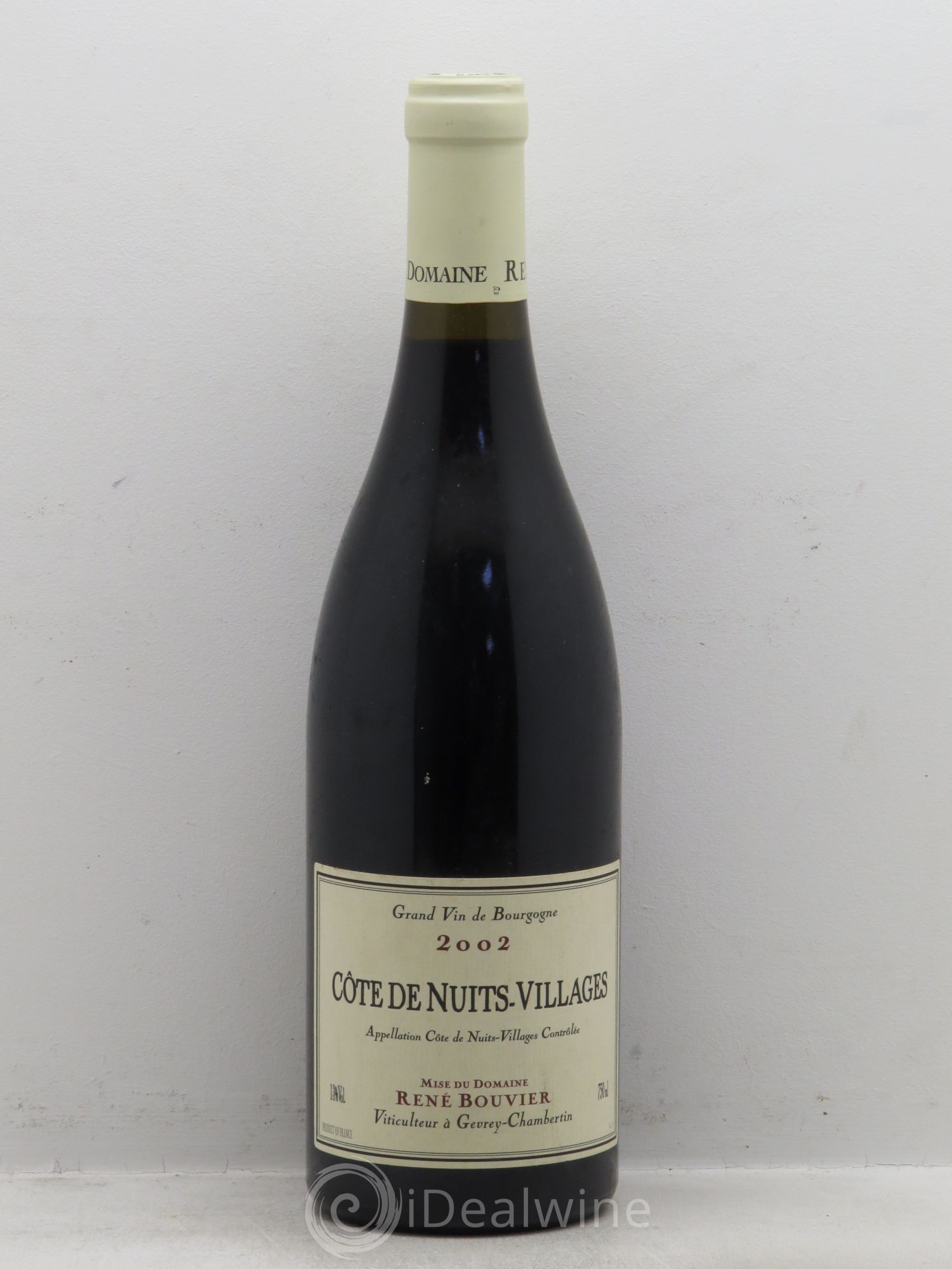 Côte de Nuits-Villages René Bouvier 2002 - Lot de 1 bouteille - 0