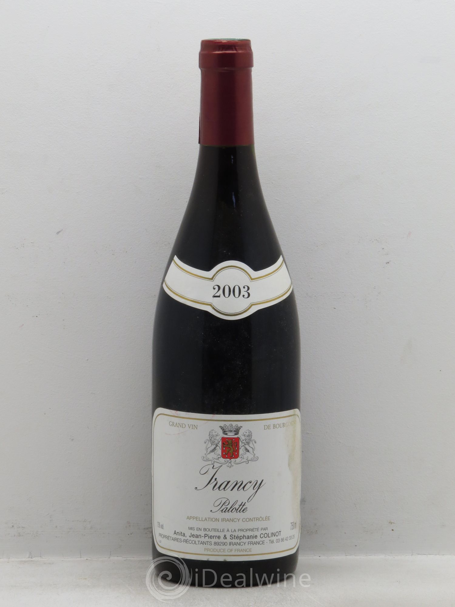 Bourgogne Irancy Palotte Collinot 2003 - Posten von 6 Flaschen - 0