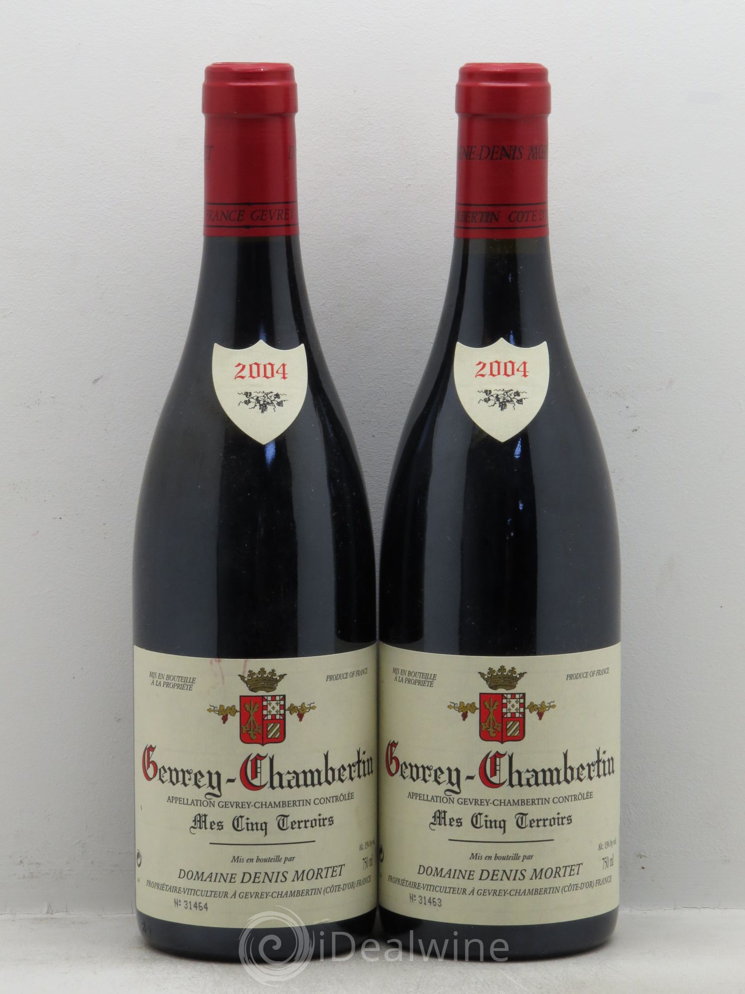 Gevrey-Chambertin Mes Cinq Terroirs Denis Mortet (Domaine) 2004 - Lot de 2 bouteilles - 0