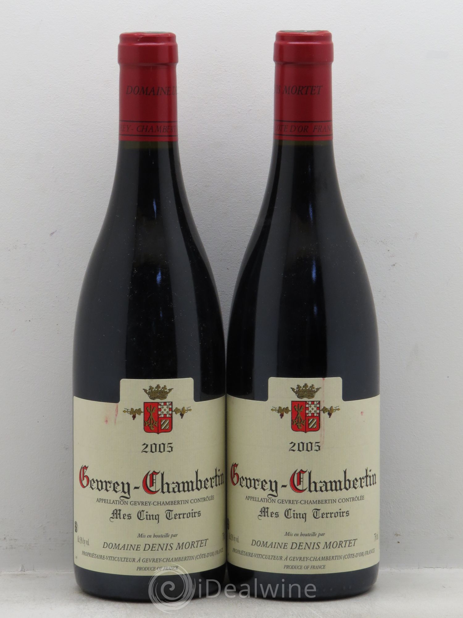 Gevrey-Chambertin Mes Cinq Terroirs Denis Mortet (Domaine) 2005 - Lot de 2 bouteilles - 0