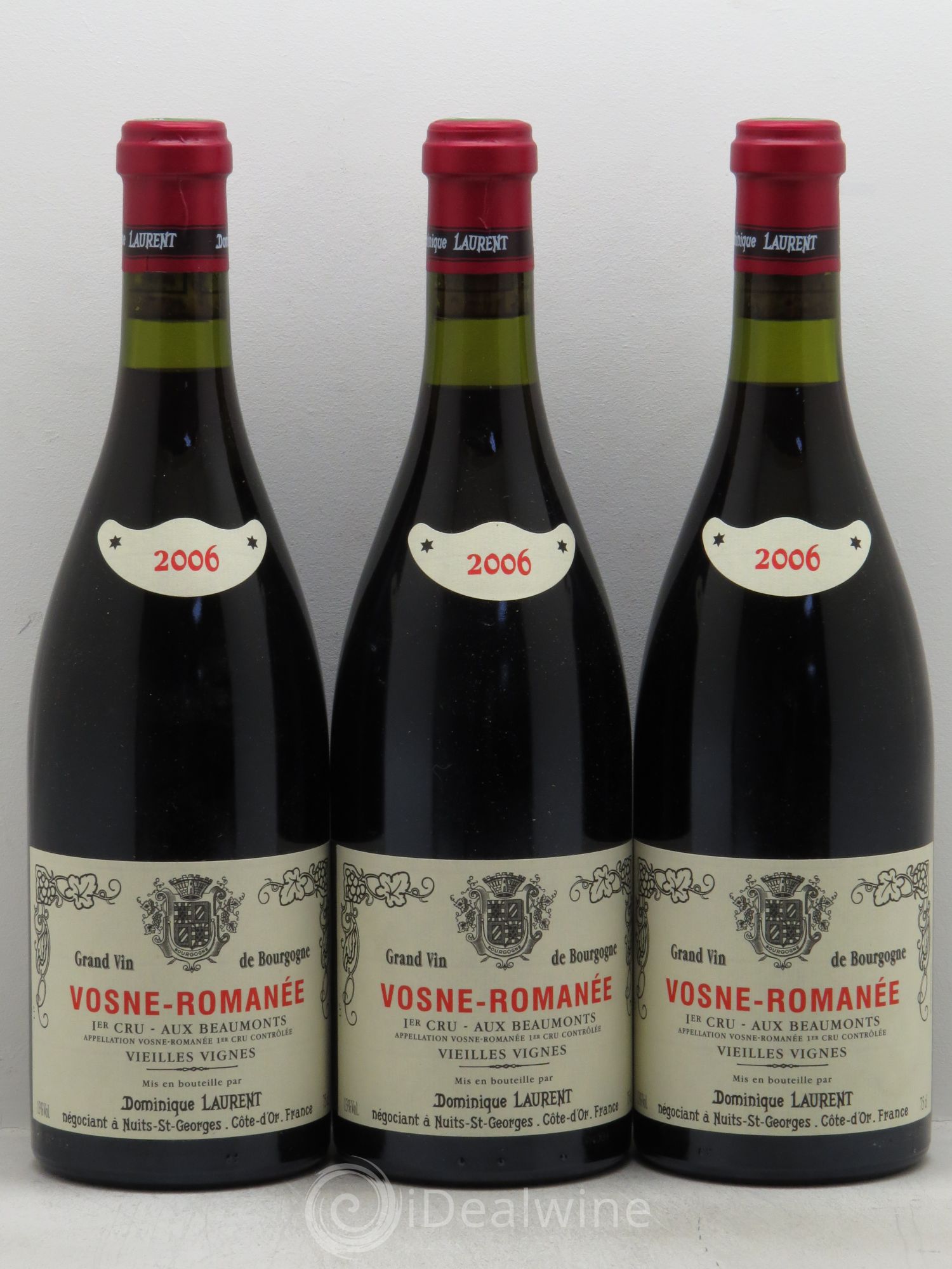 Vosne-Romanée 1er Cru Aux Beaumonts Vieille Vigne 2006 - Posten von 3 Flaschen - 0