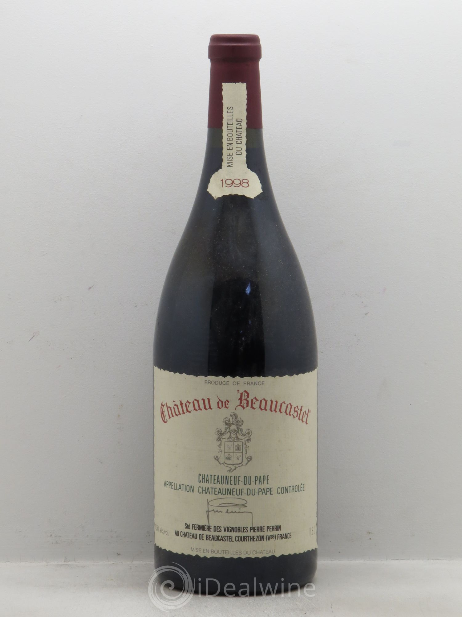 Châteauneuf-du-Pape Château de Beaucastel Famille Perrin 1998 - Lot de 1 magnum - 0
