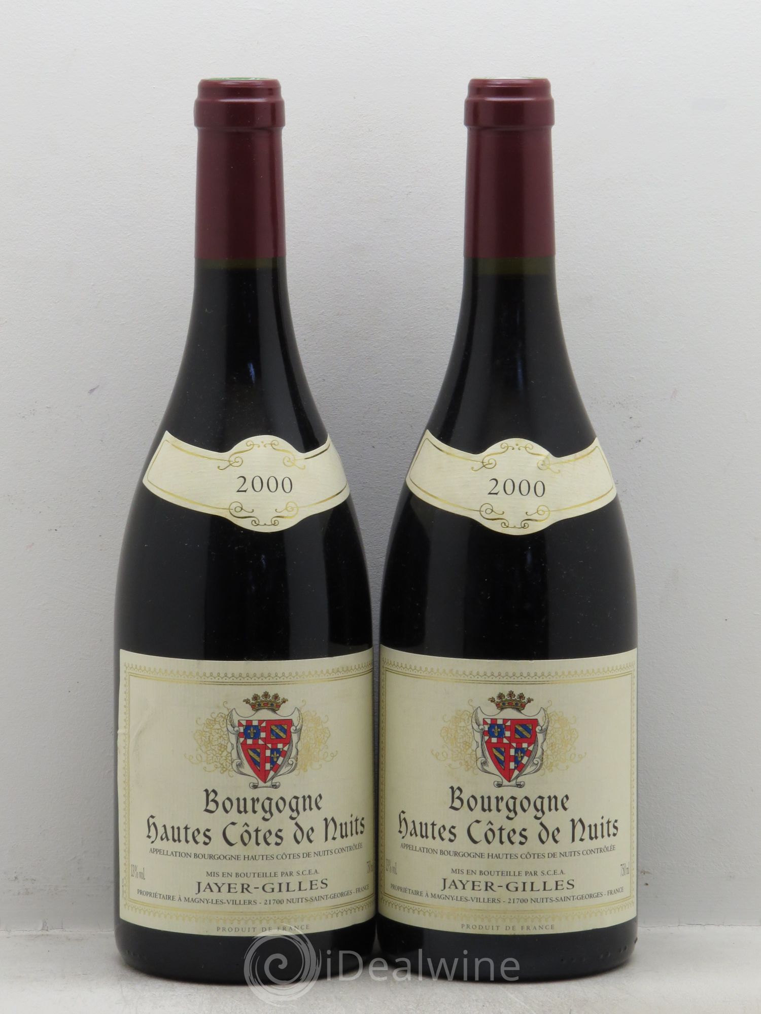 Hautes-Côtes de Nuits G.Jayer 2000 - Lot de 2 bouteilles - 0