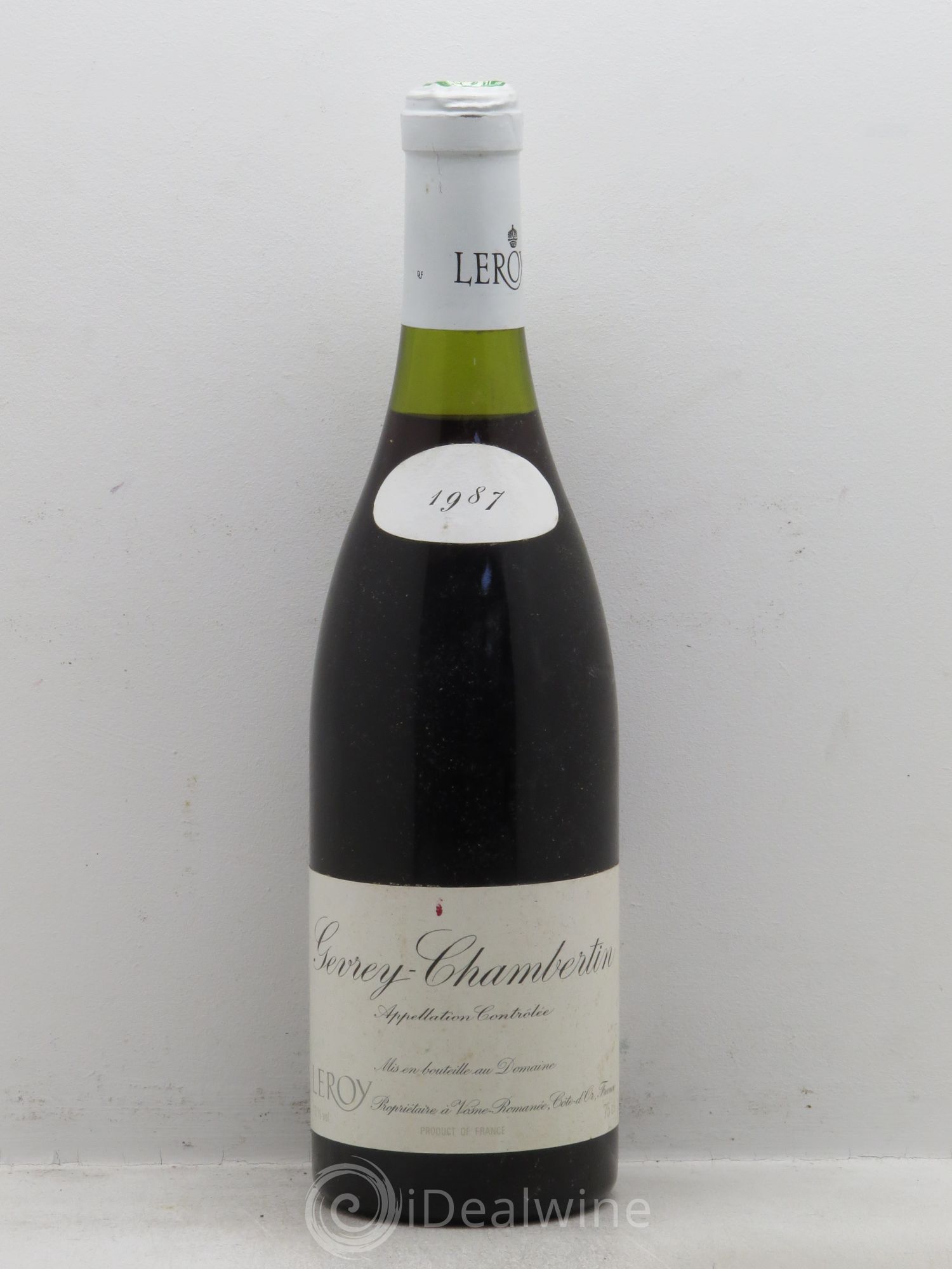 Gevrey-Chambertin Leroy SA 1987 - Lot de 1 bouteille - 0