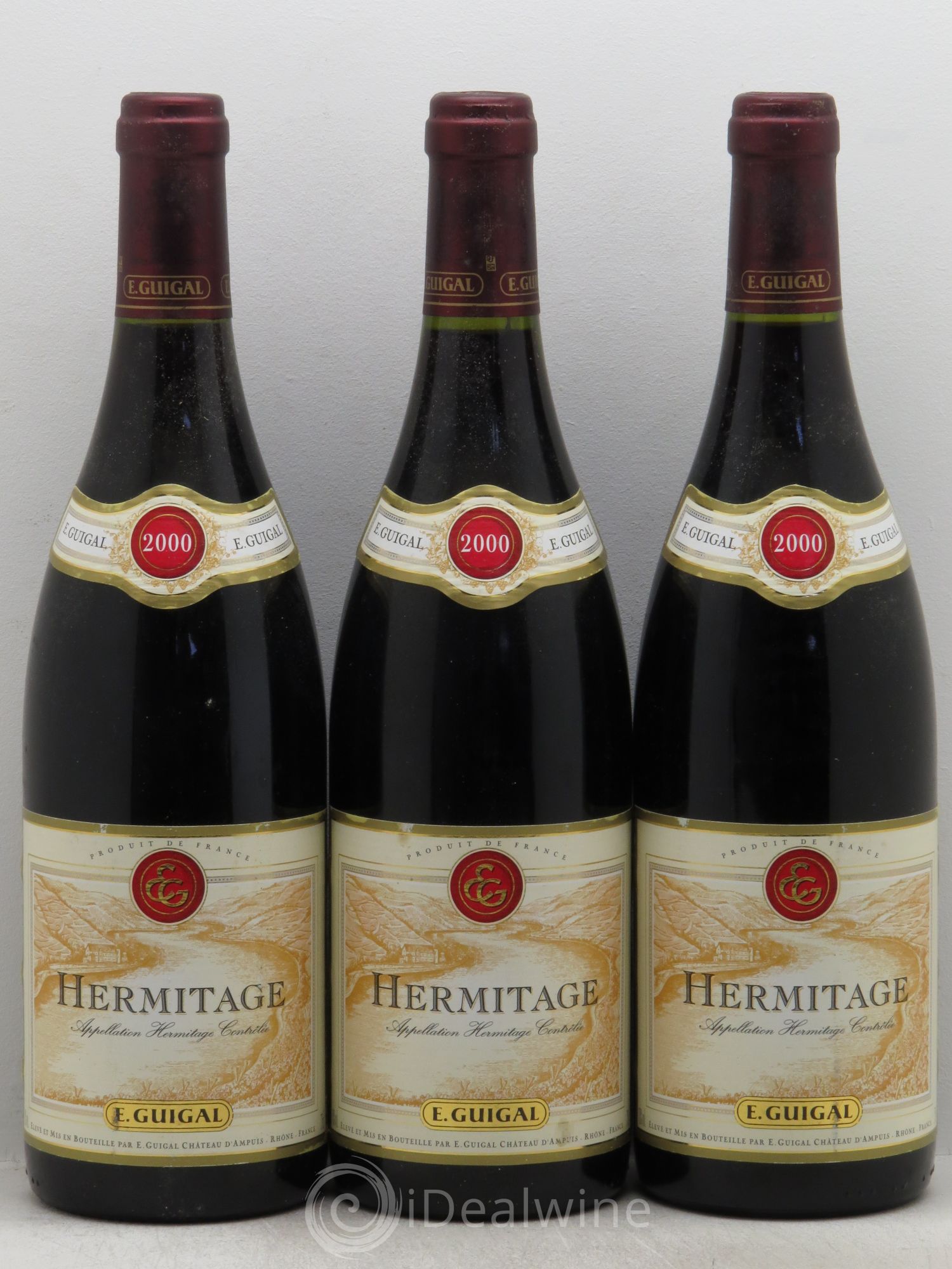 Hermitage Guigal 2000 - Lot de 3 bouteilles - 0