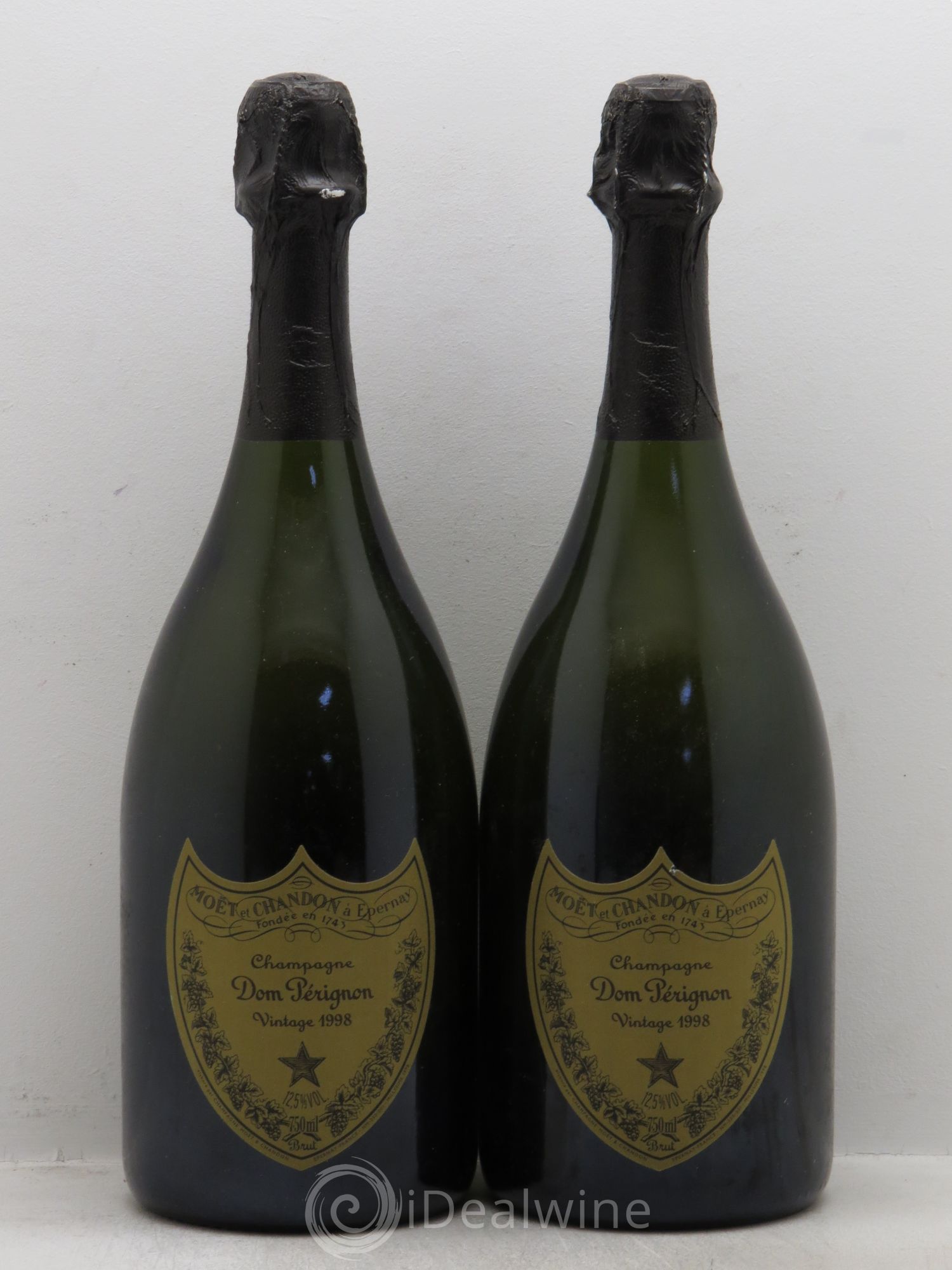 Brut Dom Pérignon 1998 - Lot de 2 bouteilles - 0