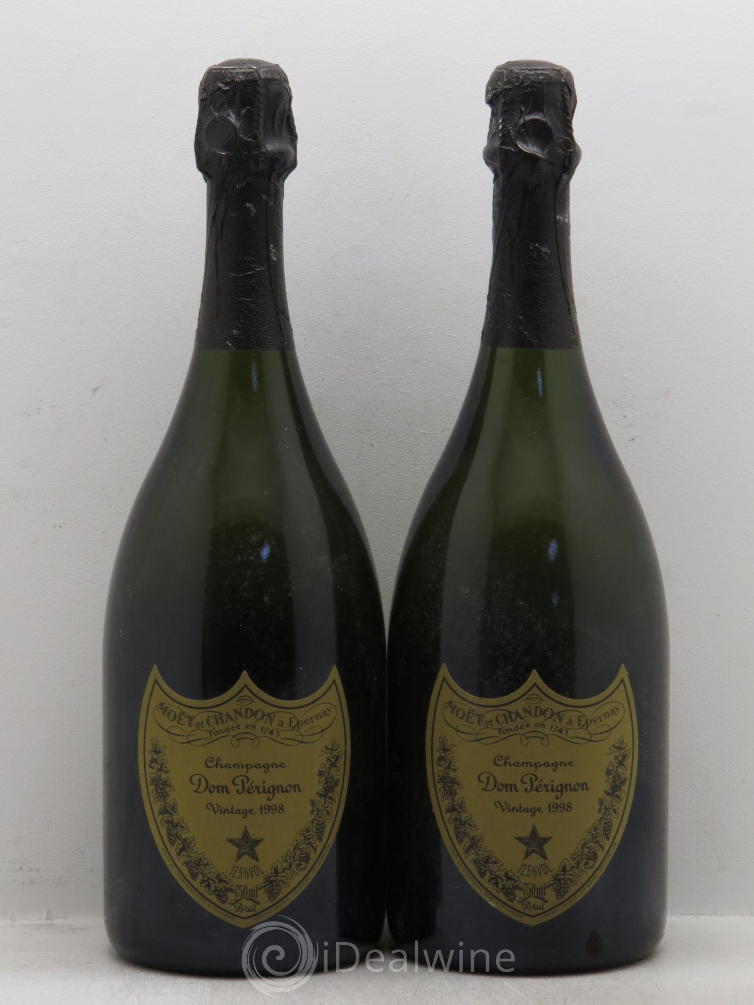 Brut Dom Pérignon 1998 - Lot de 2 bouteilles - 0
