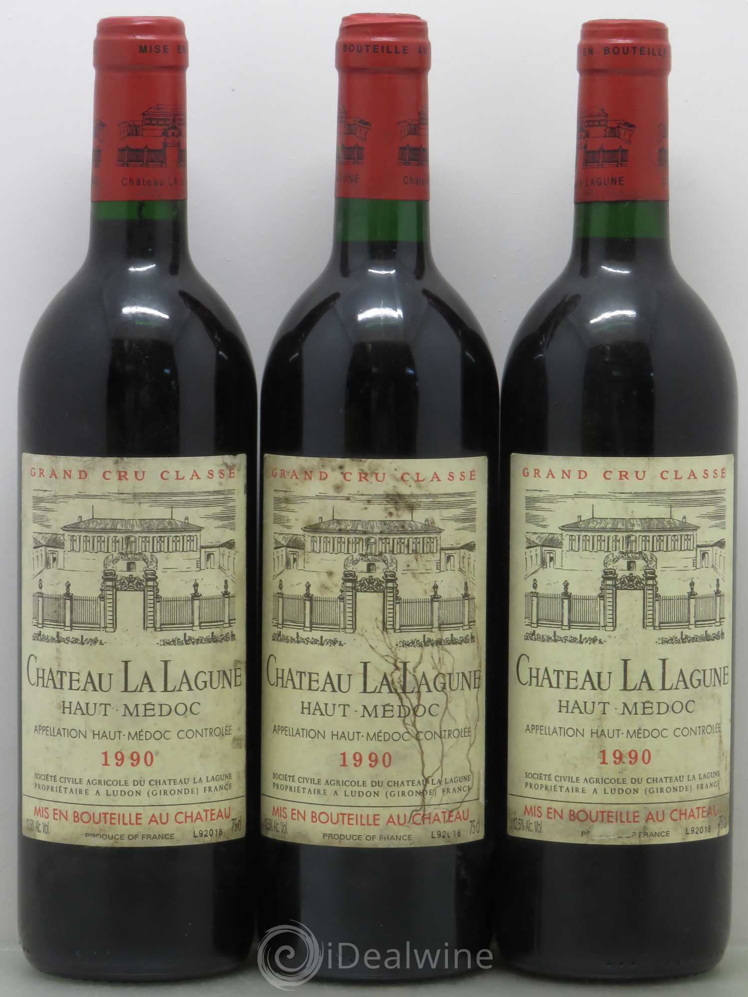 Château la Lagune 3ème Grand Cru Classé 1990 - Lot de 12 bouteilles - 3