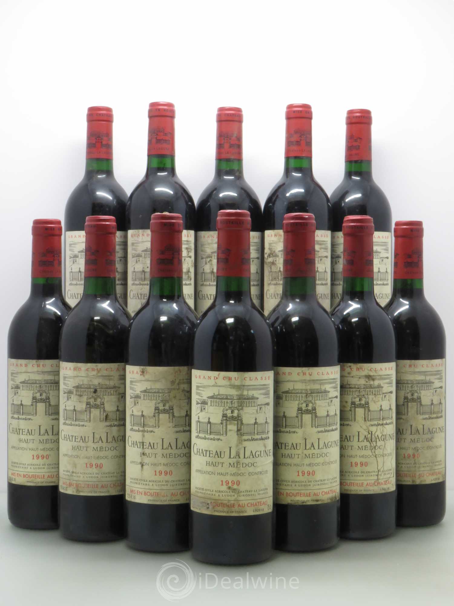 Château la Lagune 3ème Grand Cru Classé 1990 - Lot de 12 bouteilles - 0