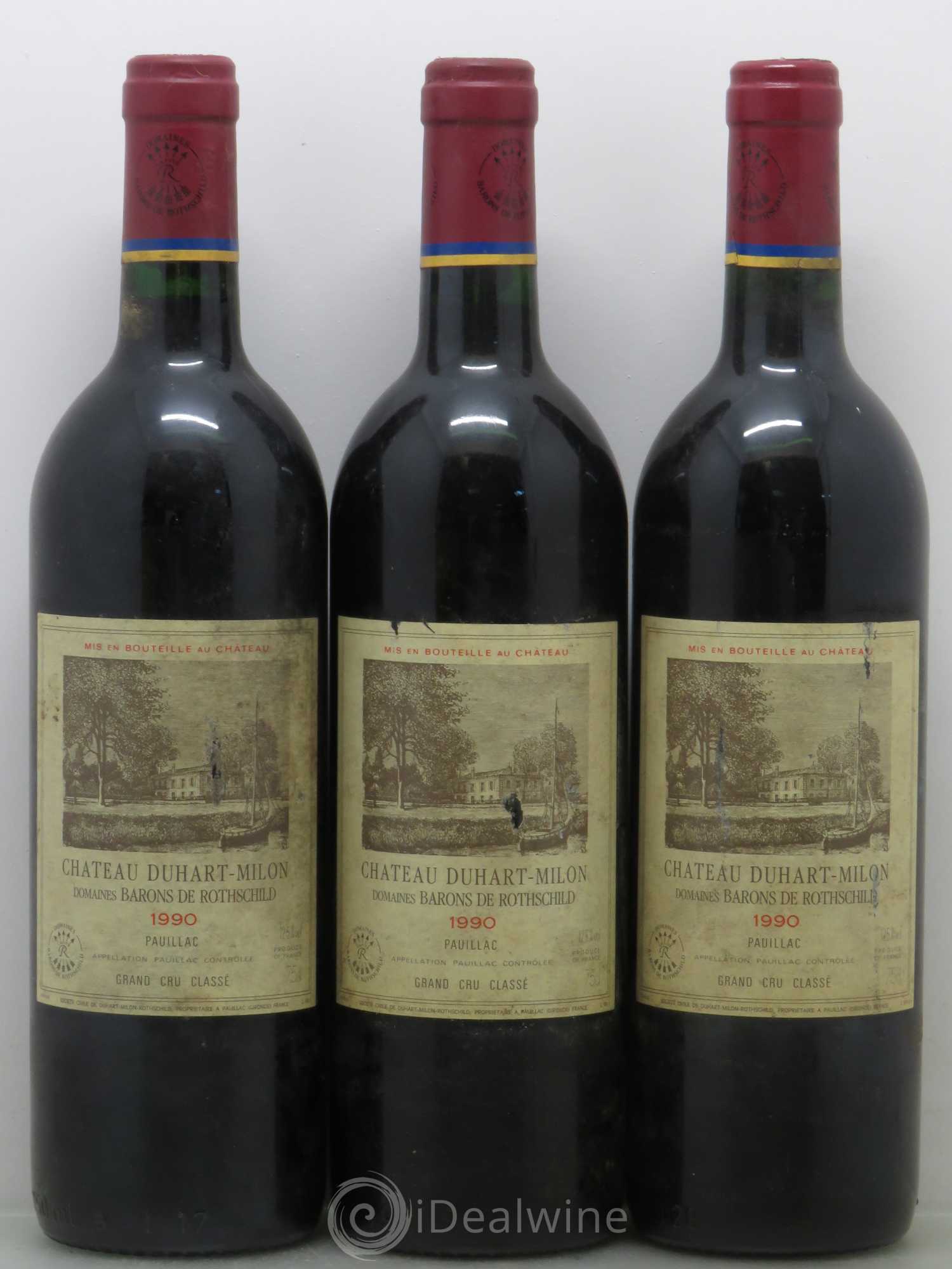 Château Duhart-Milon 4ème Grand Cru Classé 1990 - Lot de 12 bouteilles - 4