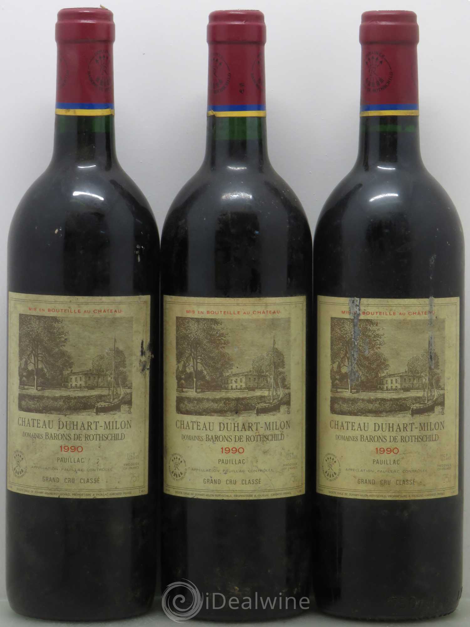 Château Duhart-Milon 4ème Grand Cru Classé 1990 - Lot de 12 bouteilles - 2