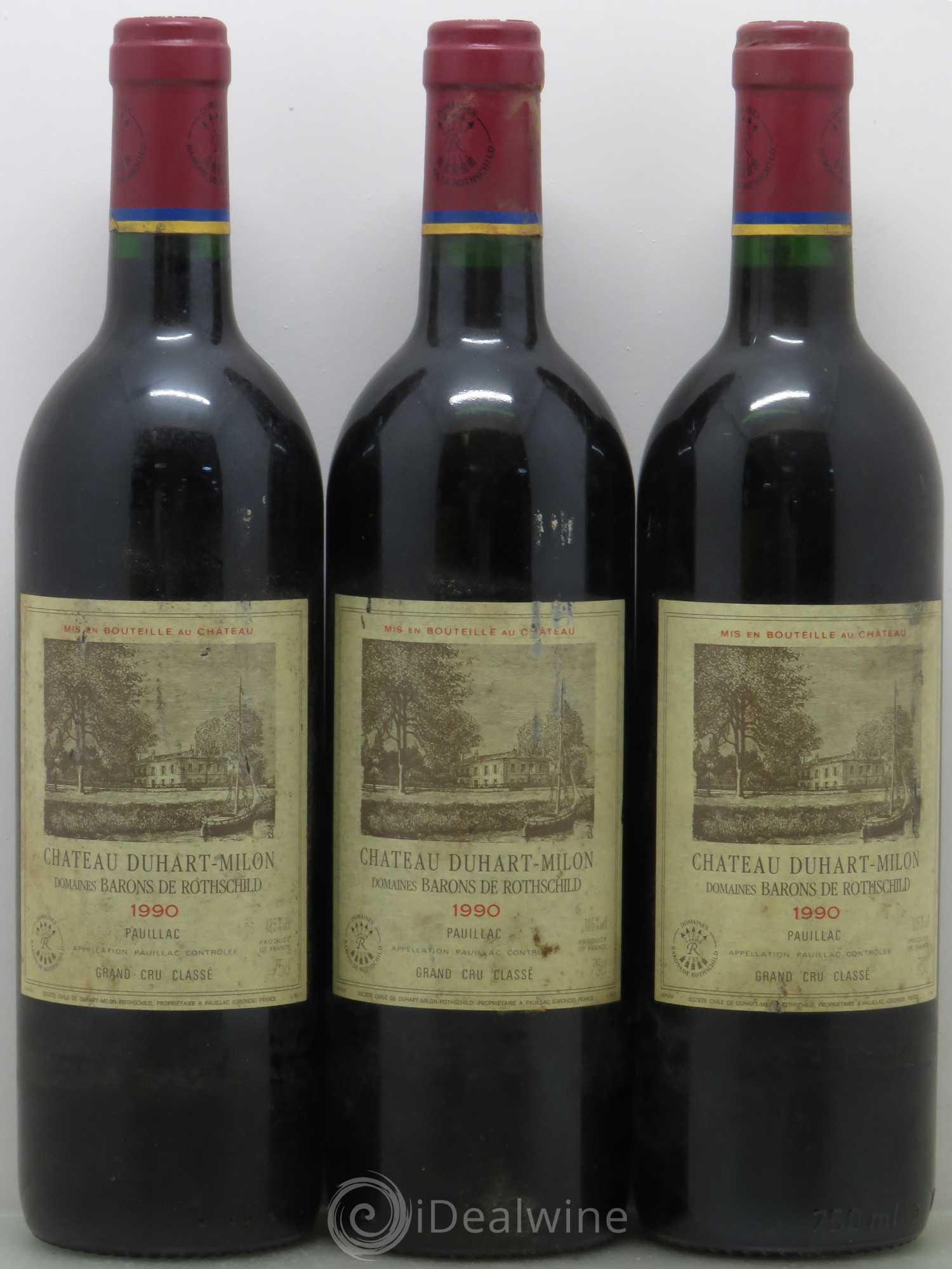 Château Duhart-Milon 4ème Grand Cru Classé 1990 - Lot de 12 bouteilles - 3