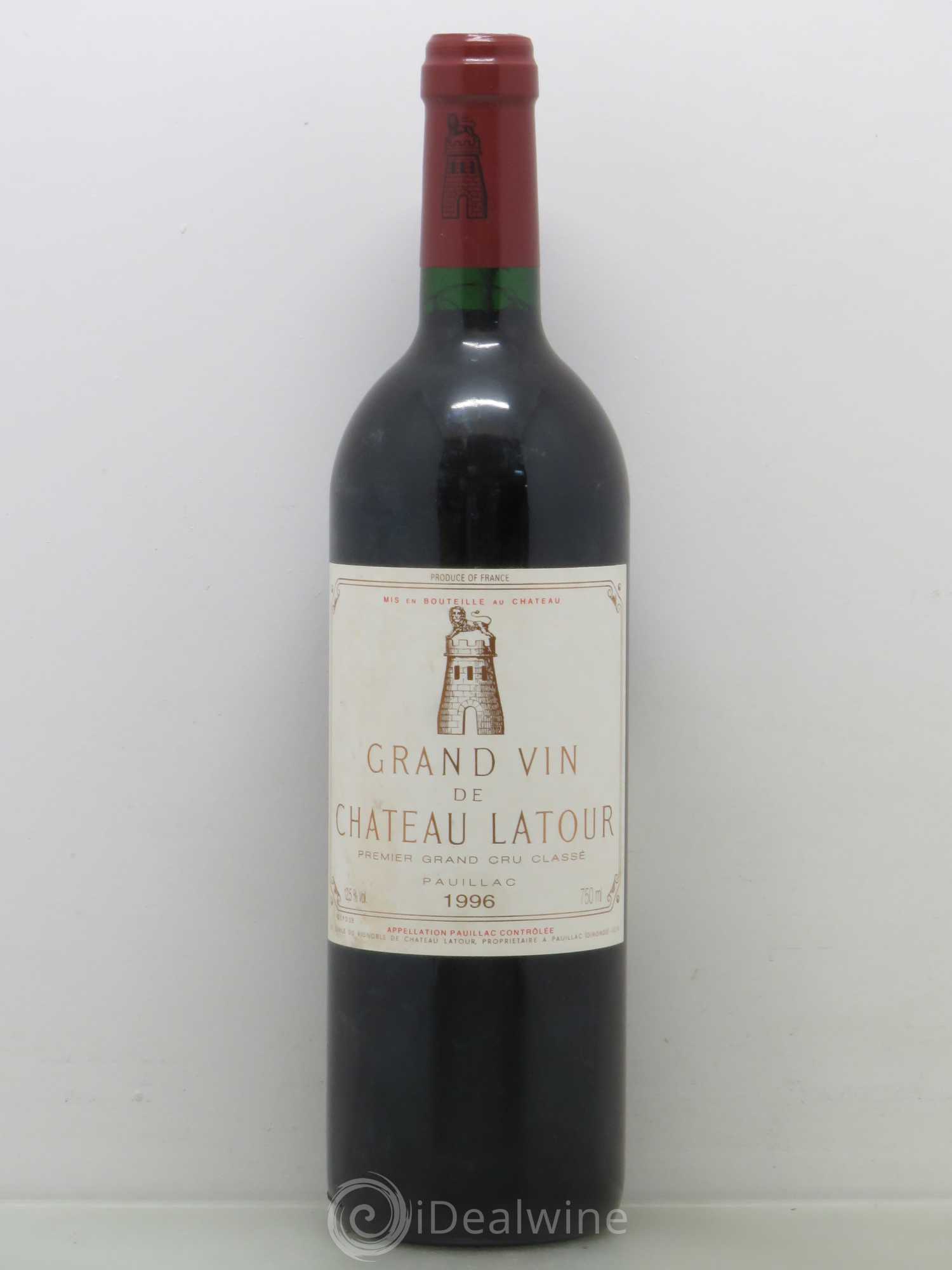 Château Latour 1er Grand Cru Classé 1996 - Lot de 1 bouteille - 0