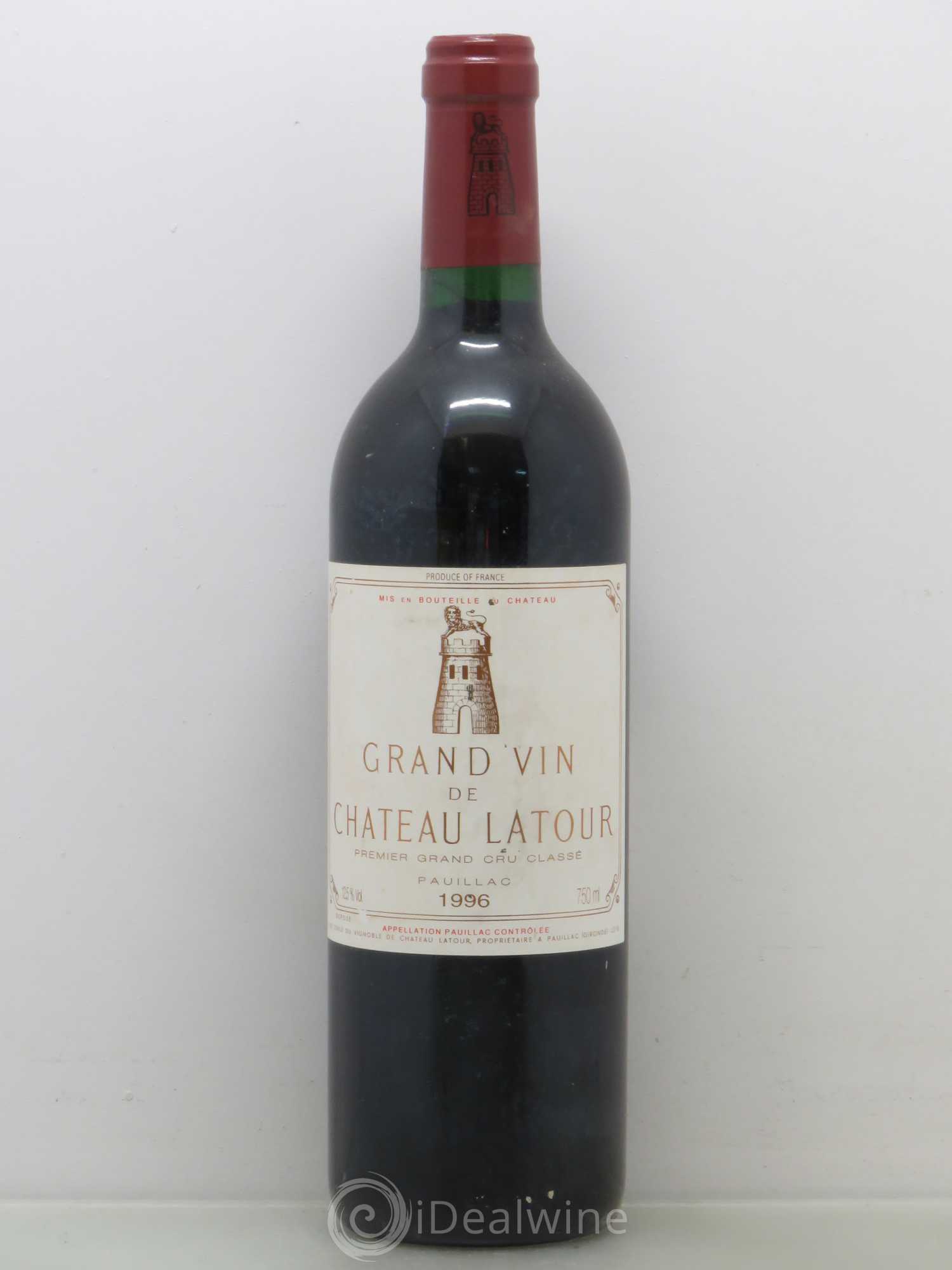 Château Latour 1er Grand Cru Classé 1996 - Lot de 1 bouteille - 0