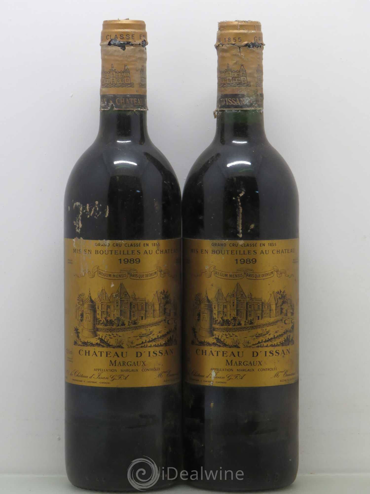 Château d'Issan 3ème Grand Cru Classé 1989 - Lot de 2 bouteilles - 0