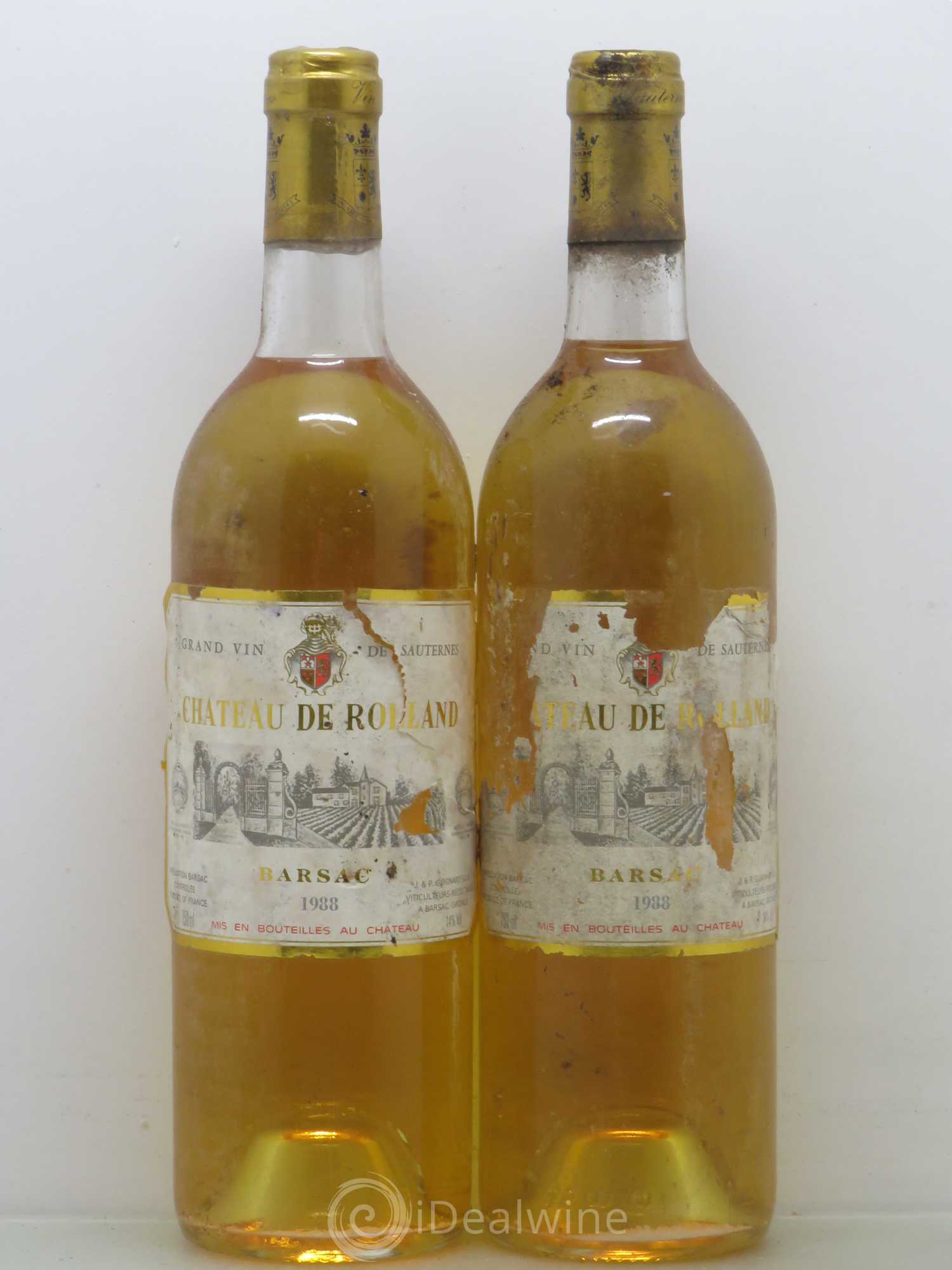 Château de Rolland Cru Bourgeois 1988 - Lotto di 2 bottiglie - 0