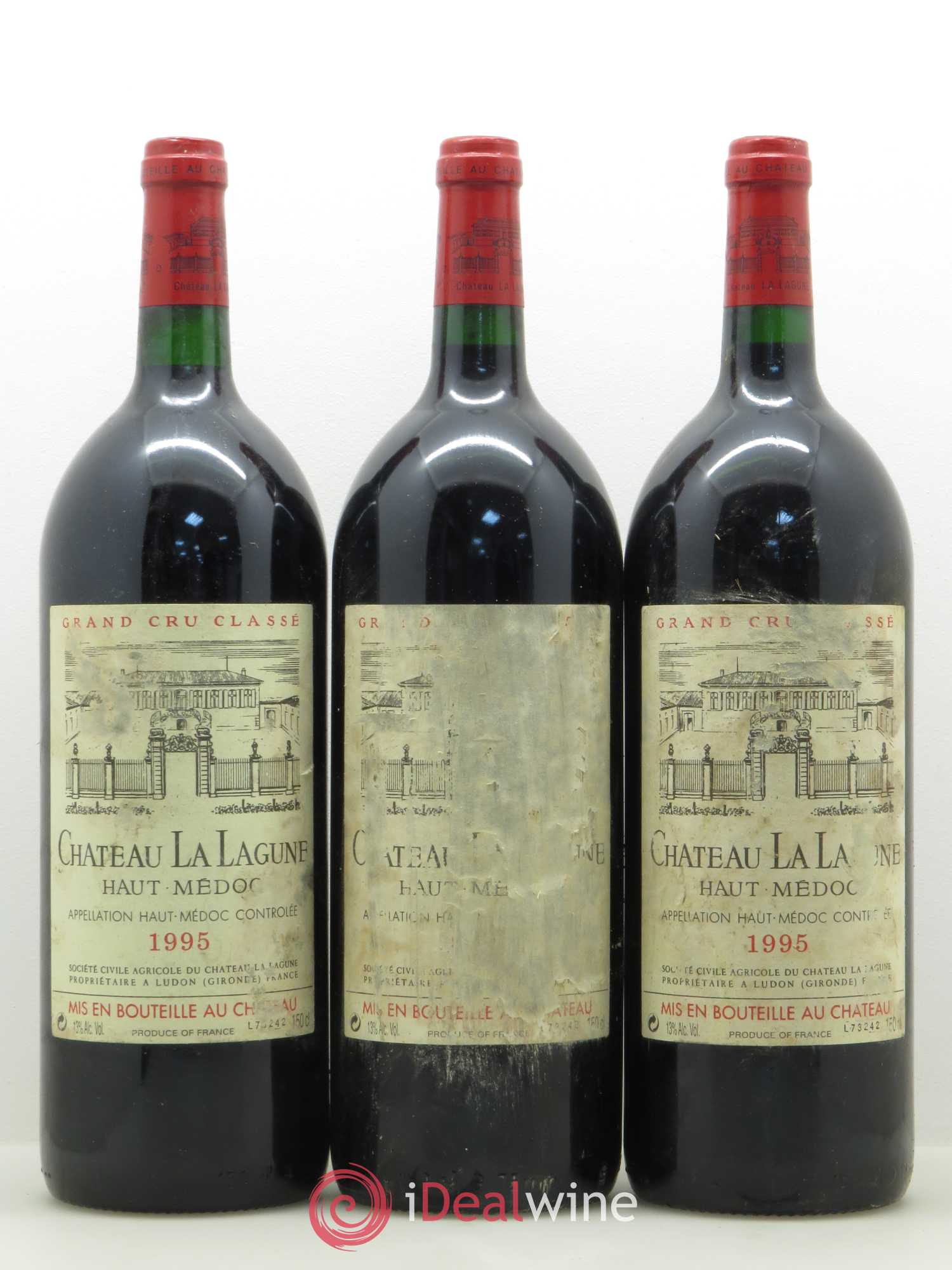 Château la Lagune 3ème Grand Cru Classé 1995 - Lot de 6 magnums - 1