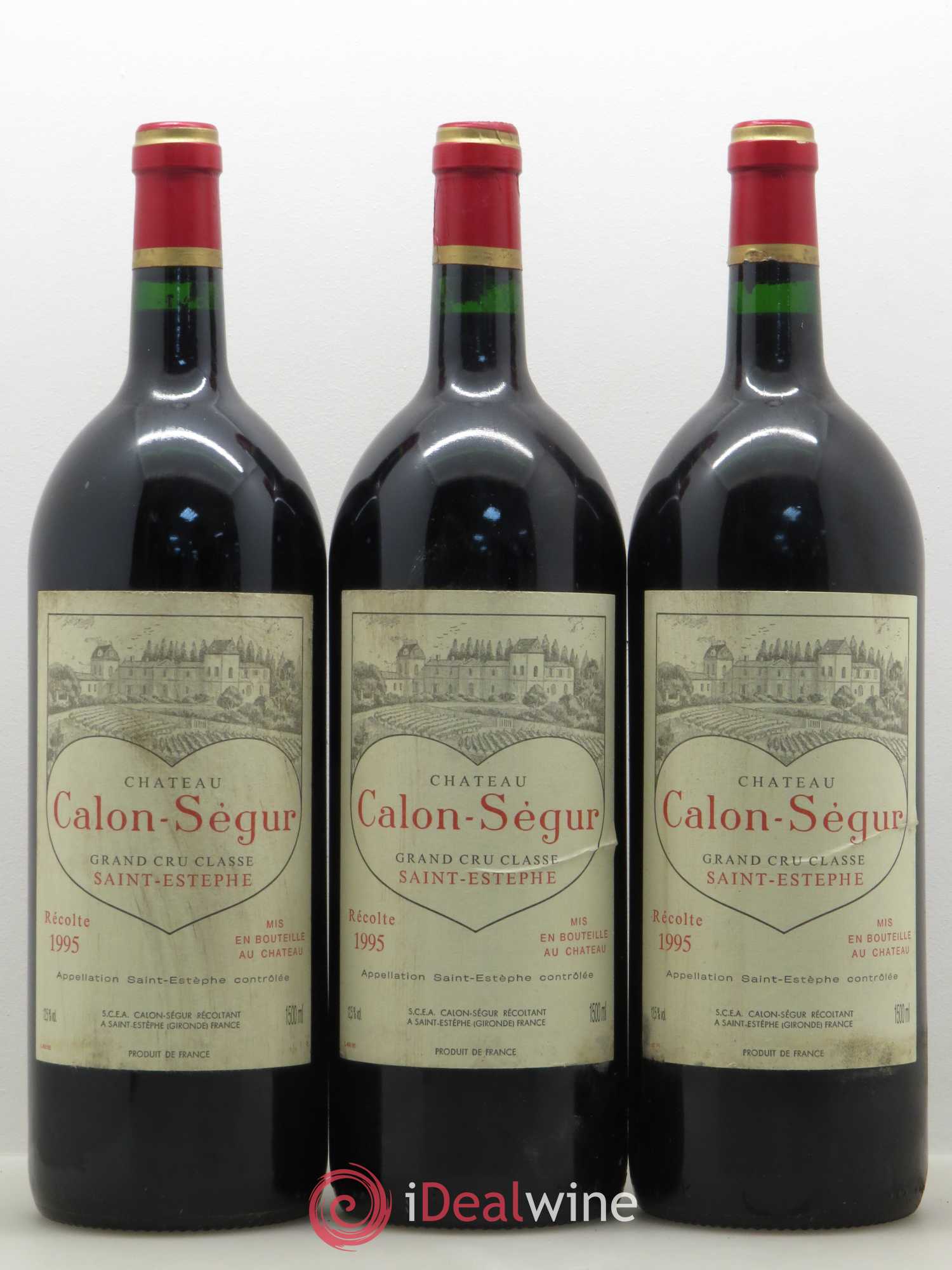 Château Calon Ségur 3ème Grand Cru Classé 1995 - Lot de 6 magnums - 2