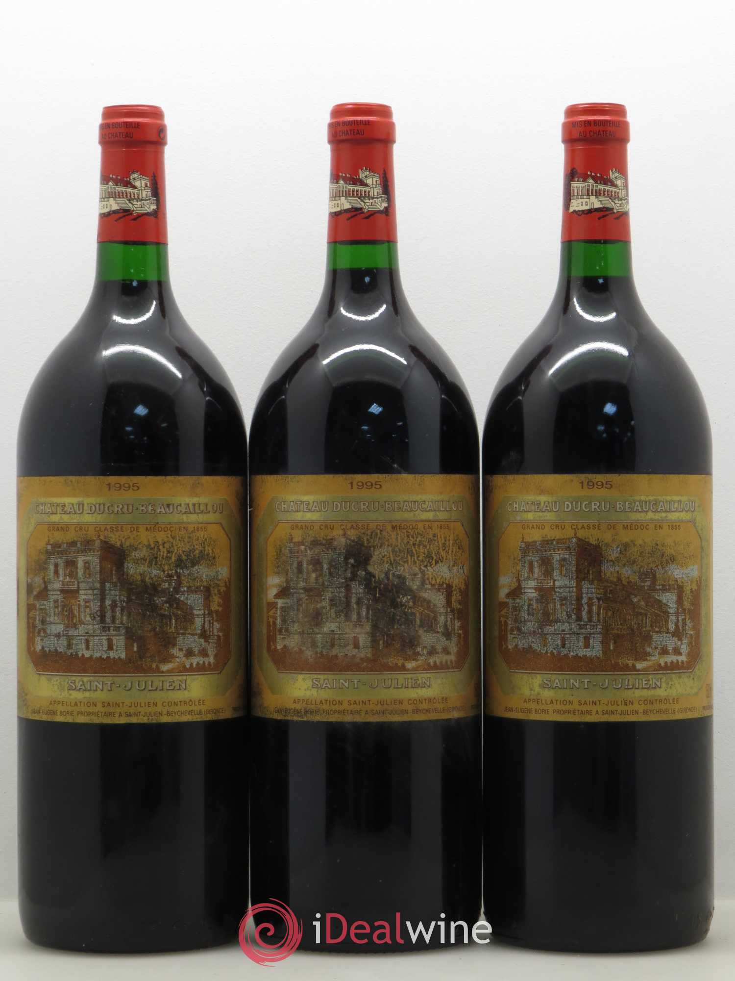 Château Ducru Beaucaillou 2ème Grand Cru Classé 1995 - Posten von 6 Magnum - 2