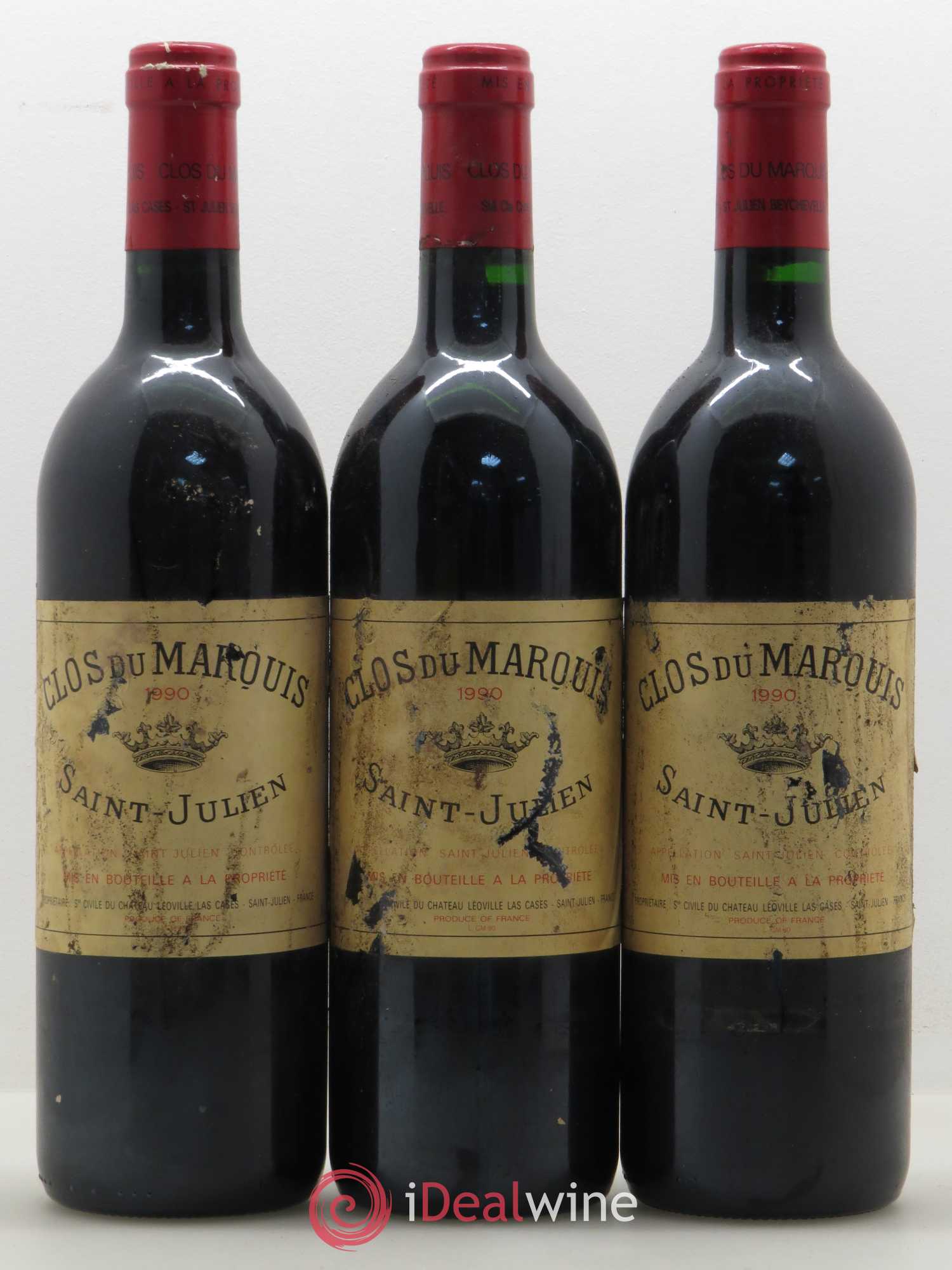 Clos du Marquis 1990 - Lot de 12 bouteilles - 1