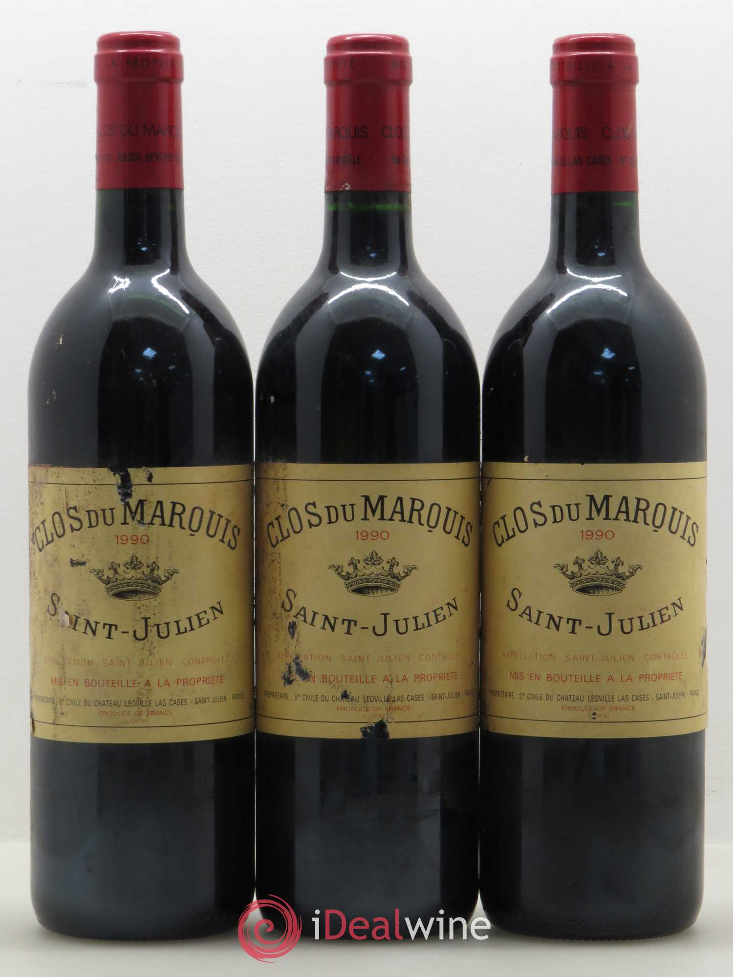 Clos du Marquis 1990 - Lot de 12 bouteilles - 2