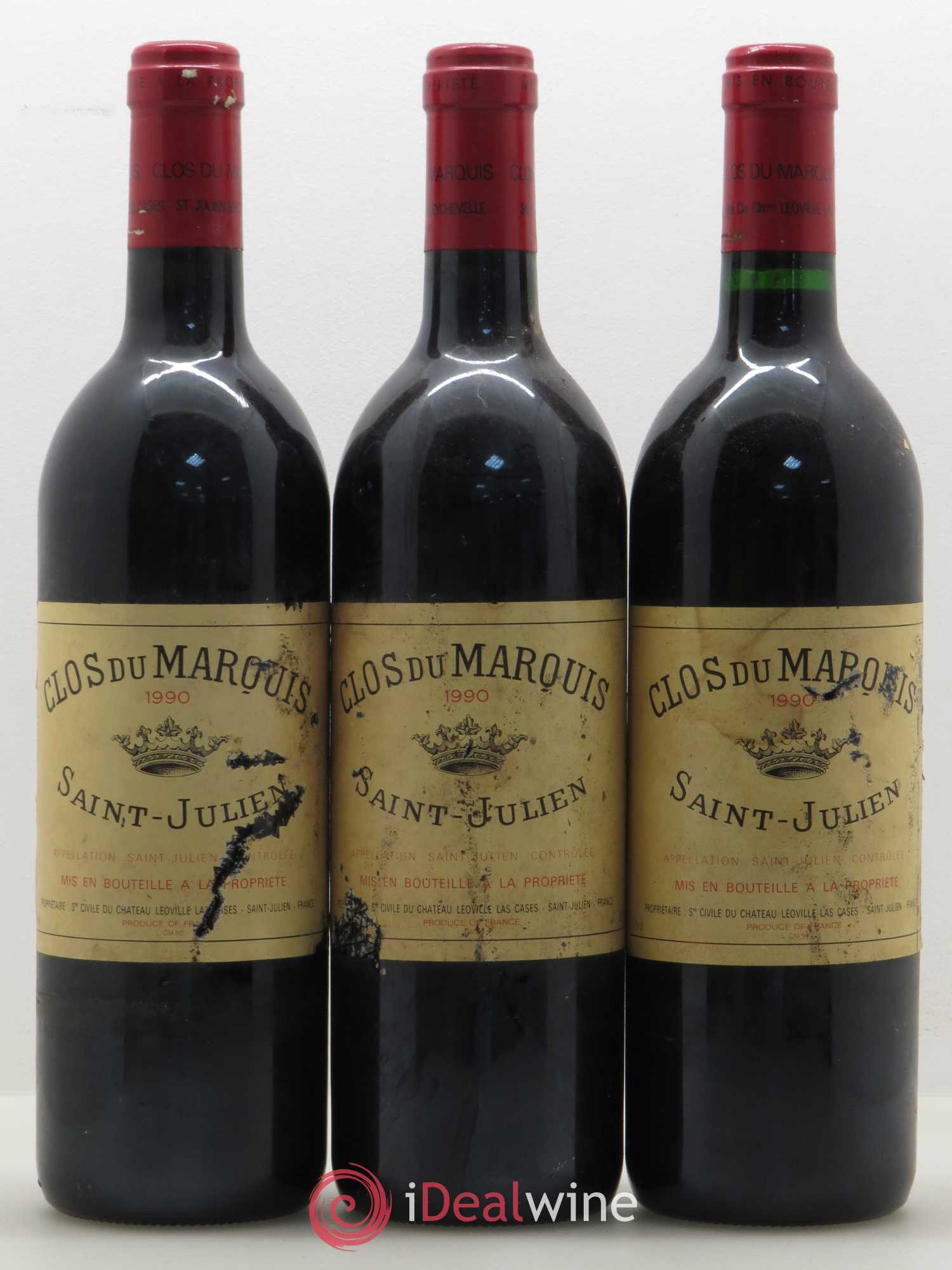 Clos du Marquis 1990 - Lot de 12 bouteilles - 3
