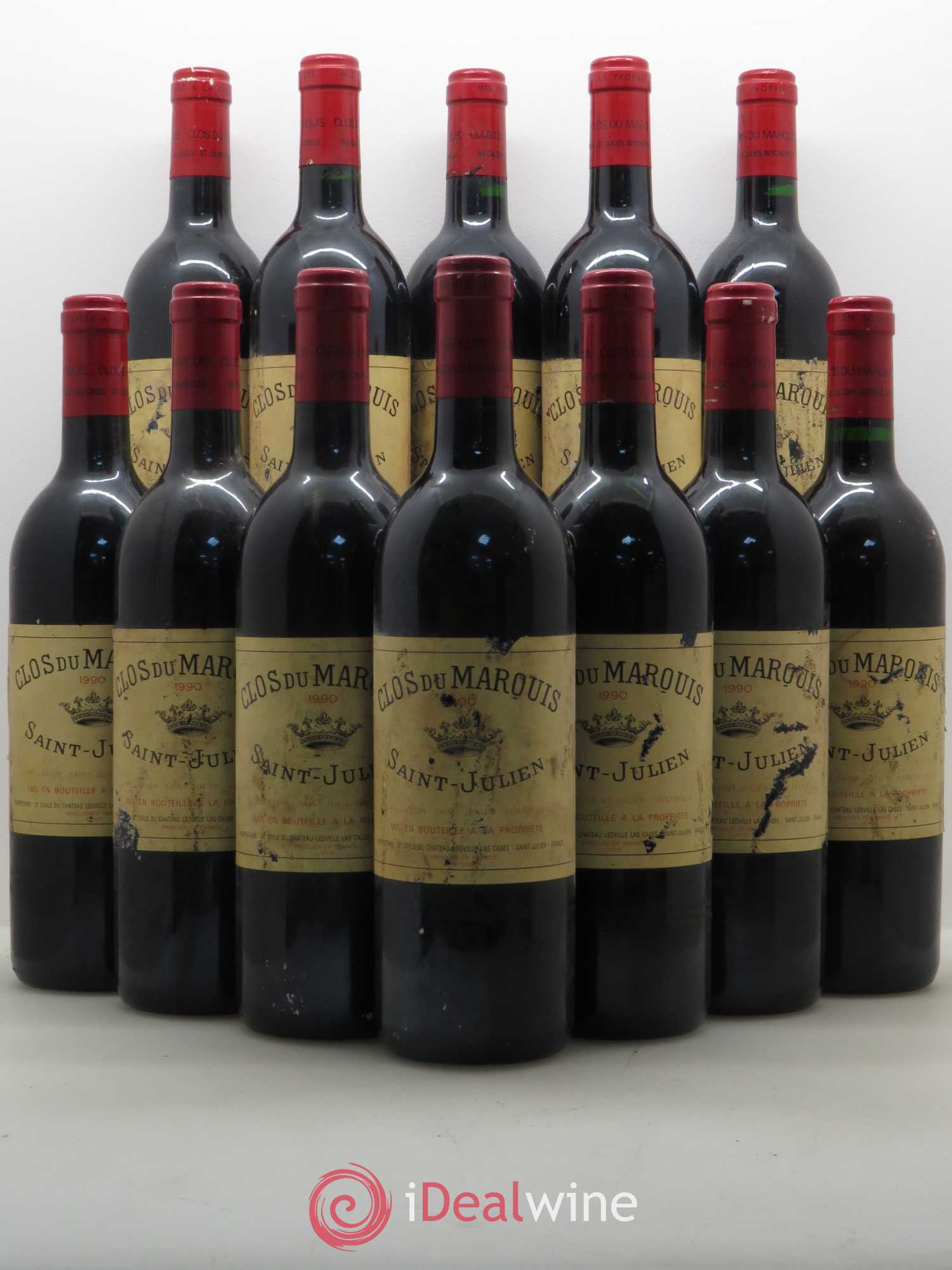 Clos du Marquis 1990 - Lot de 12 bouteilles - 0