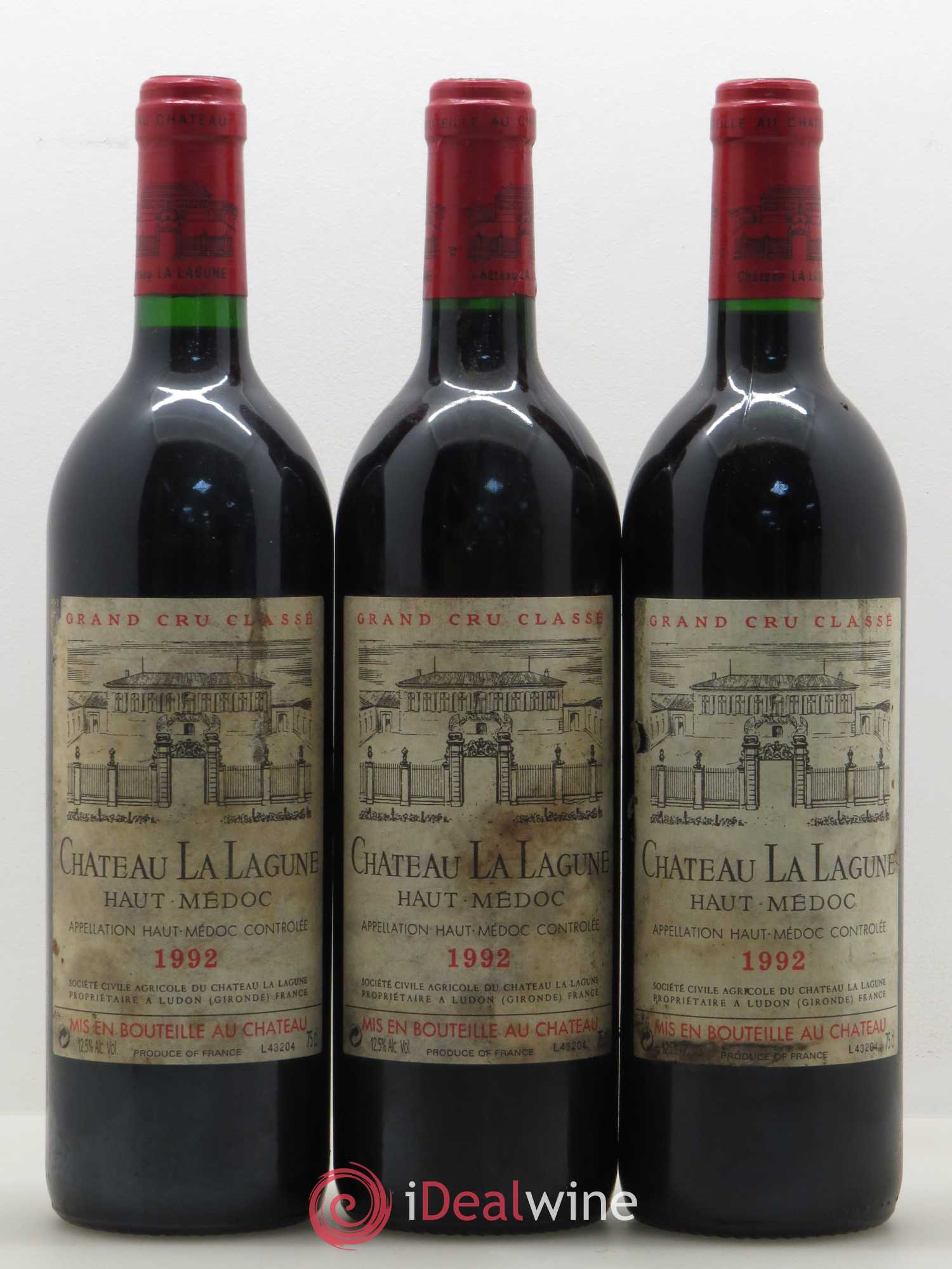 Château la Lagune 3ème Grand Cru Classé 1992 - Lot de 12 bouteilles - 2