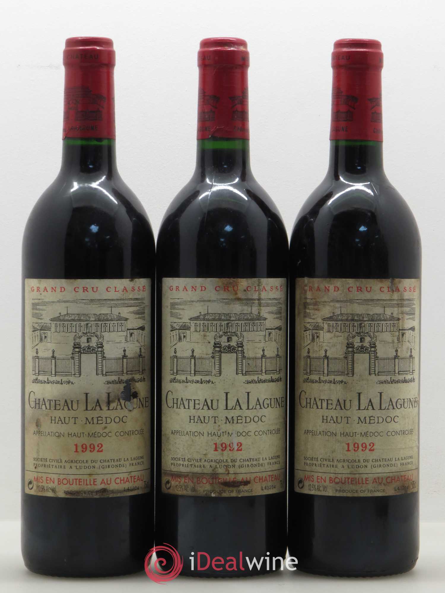 Château la Lagune 3ème Grand Cru Classé 1992 - Lot de 12 bouteilles - 3