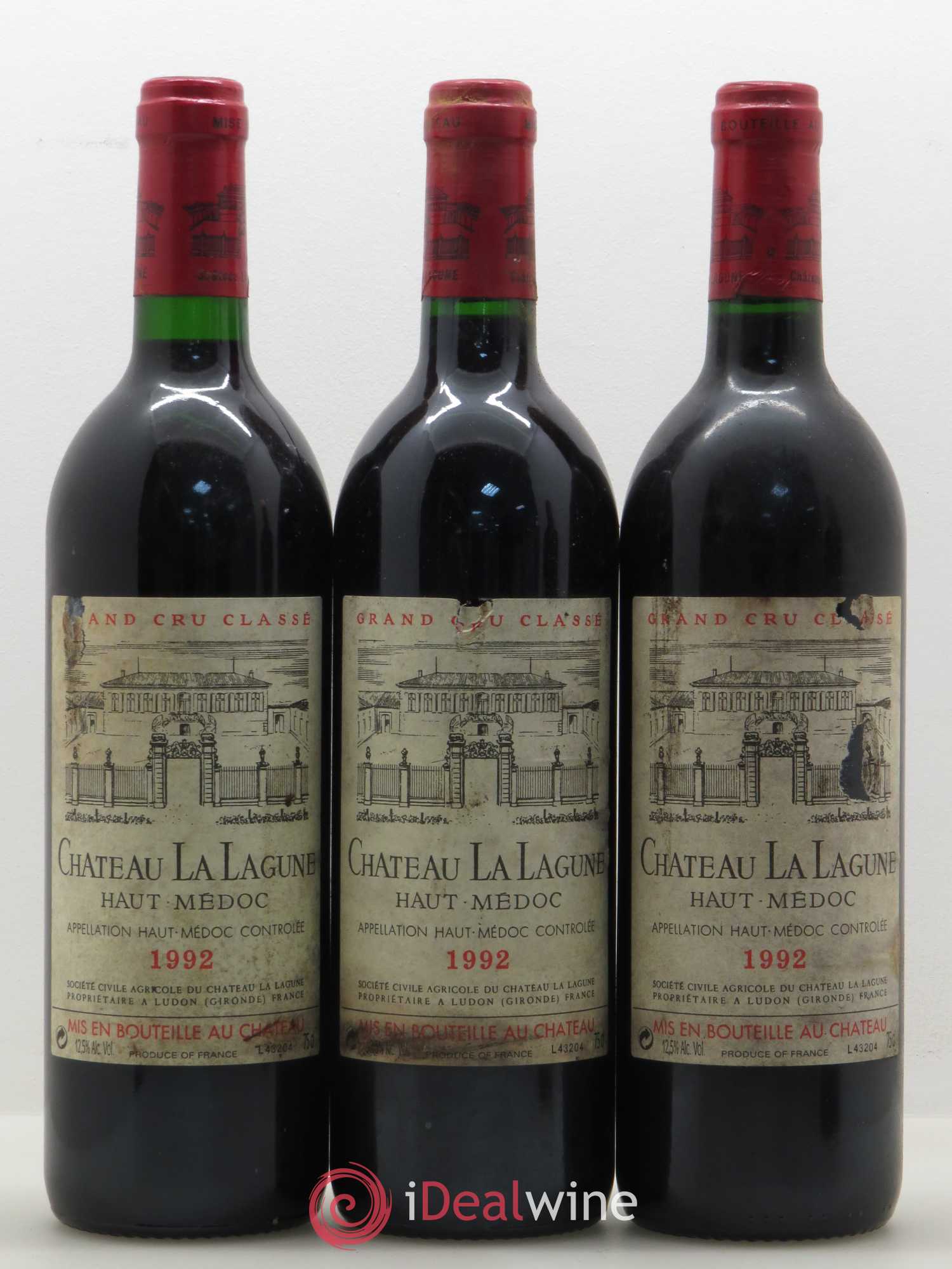 Château la Lagune 3ème Grand Cru Classé 1992 - Lot de 12 bouteilles - 4