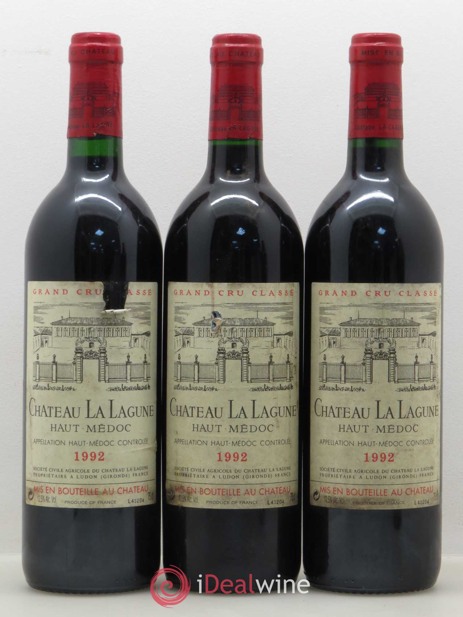 Château la Lagune 3ème Grand Cru Classé 1992 - Lot de 12 bouteilles - 2
