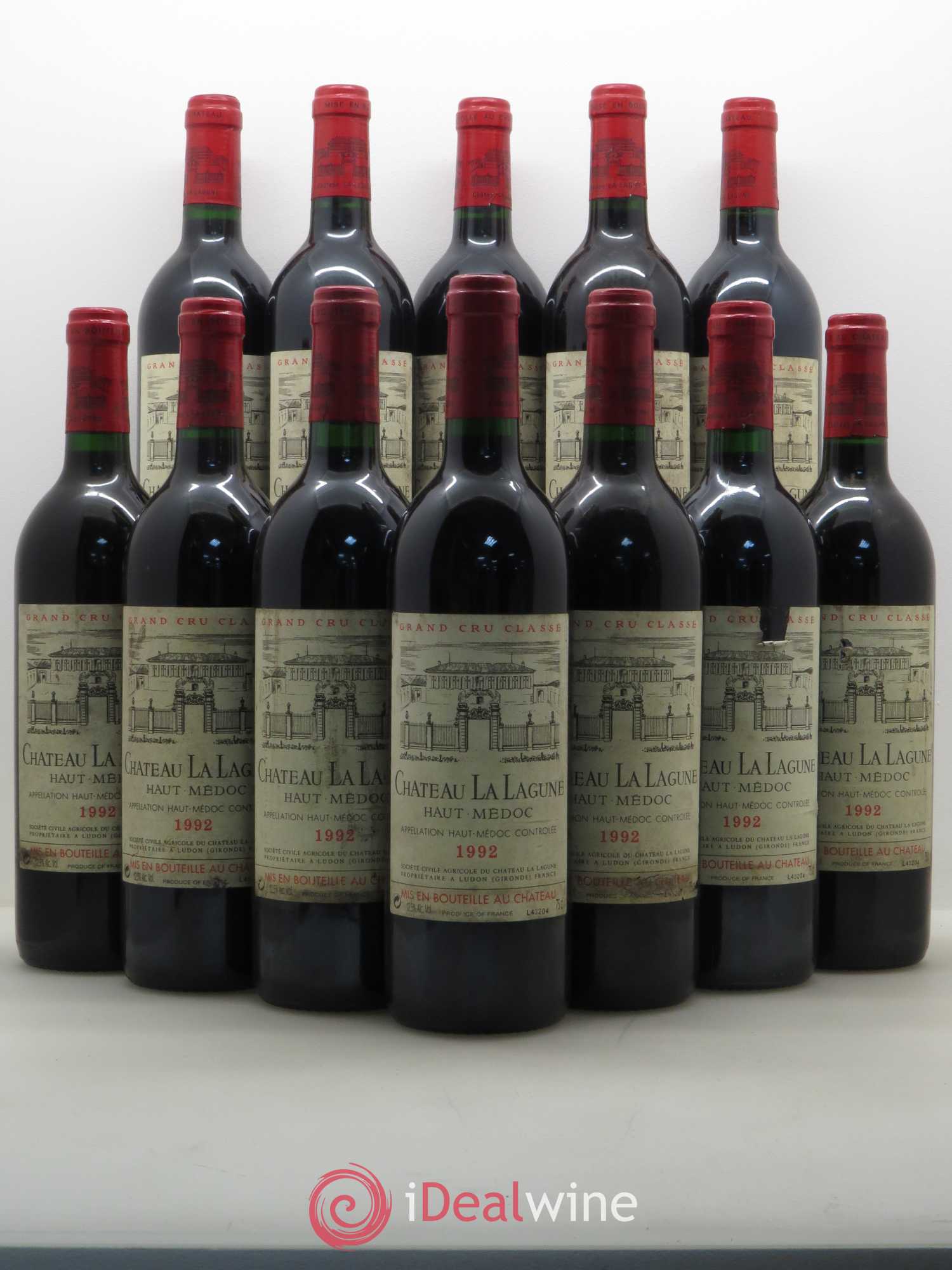 Château la Lagune 3ème Grand Cru Classé 1992 - Lot de 12 bouteilles - 0