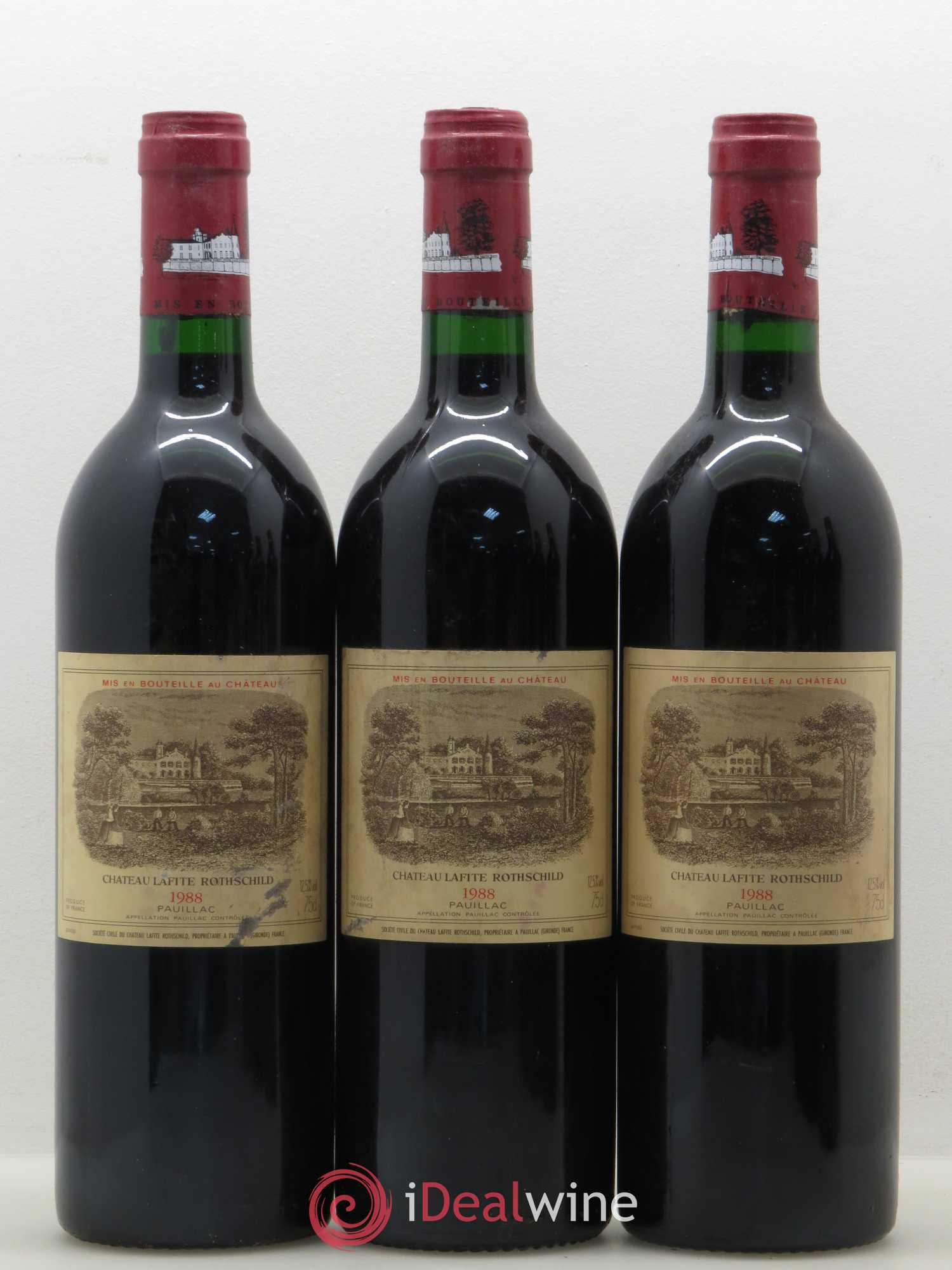 Château Lafite Rothschild 1er Grand Cru Classé 1988 - Lot de 12 bouteilles - 2