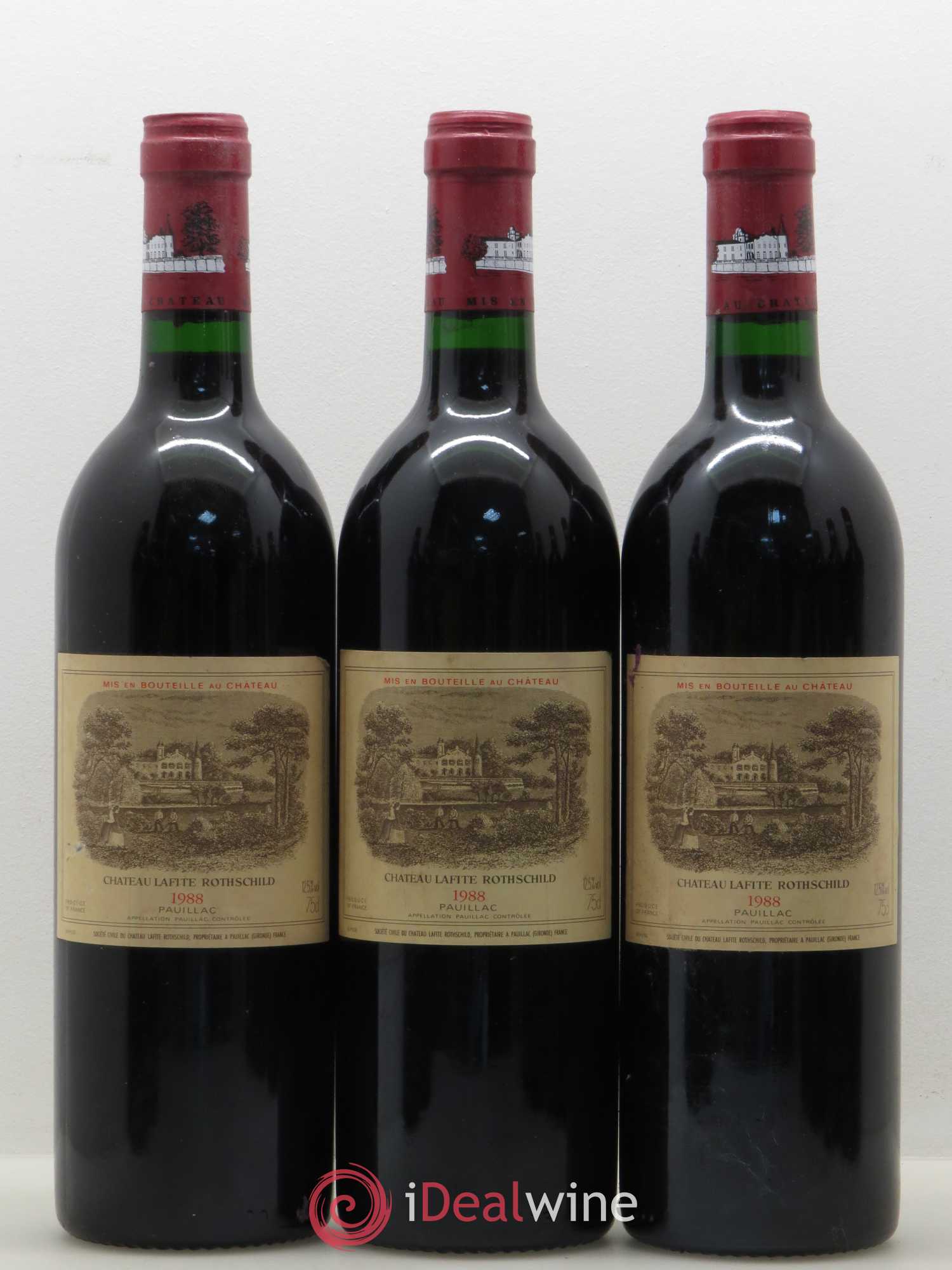 Château Lafite Rothschild 1er Grand Cru Classé 1988 - Lot de 12 bouteilles - 3