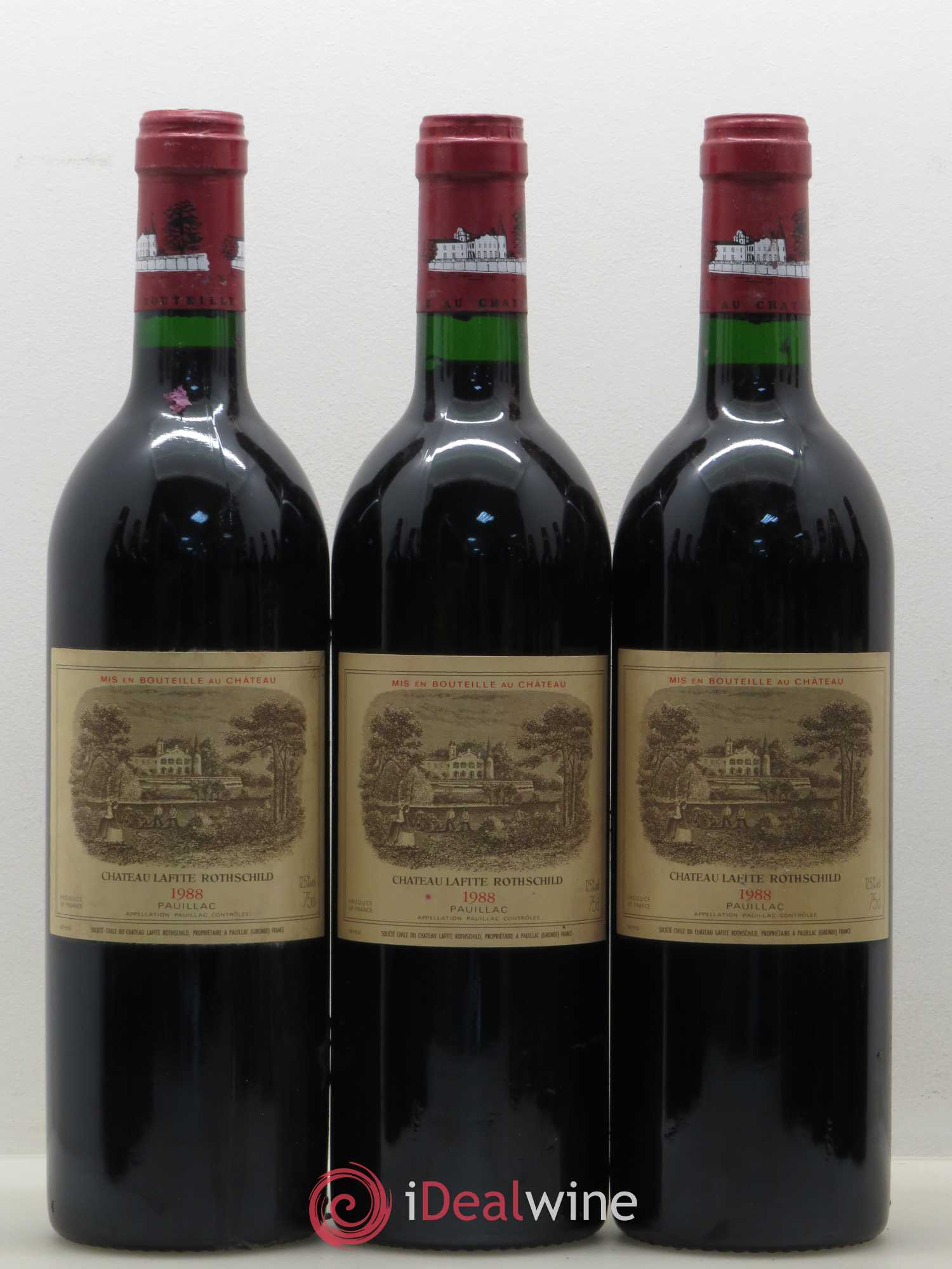 Château Lafite Rothschild 1er Grand Cru Classé 1988 - Lot de 12 bouteilles - 4