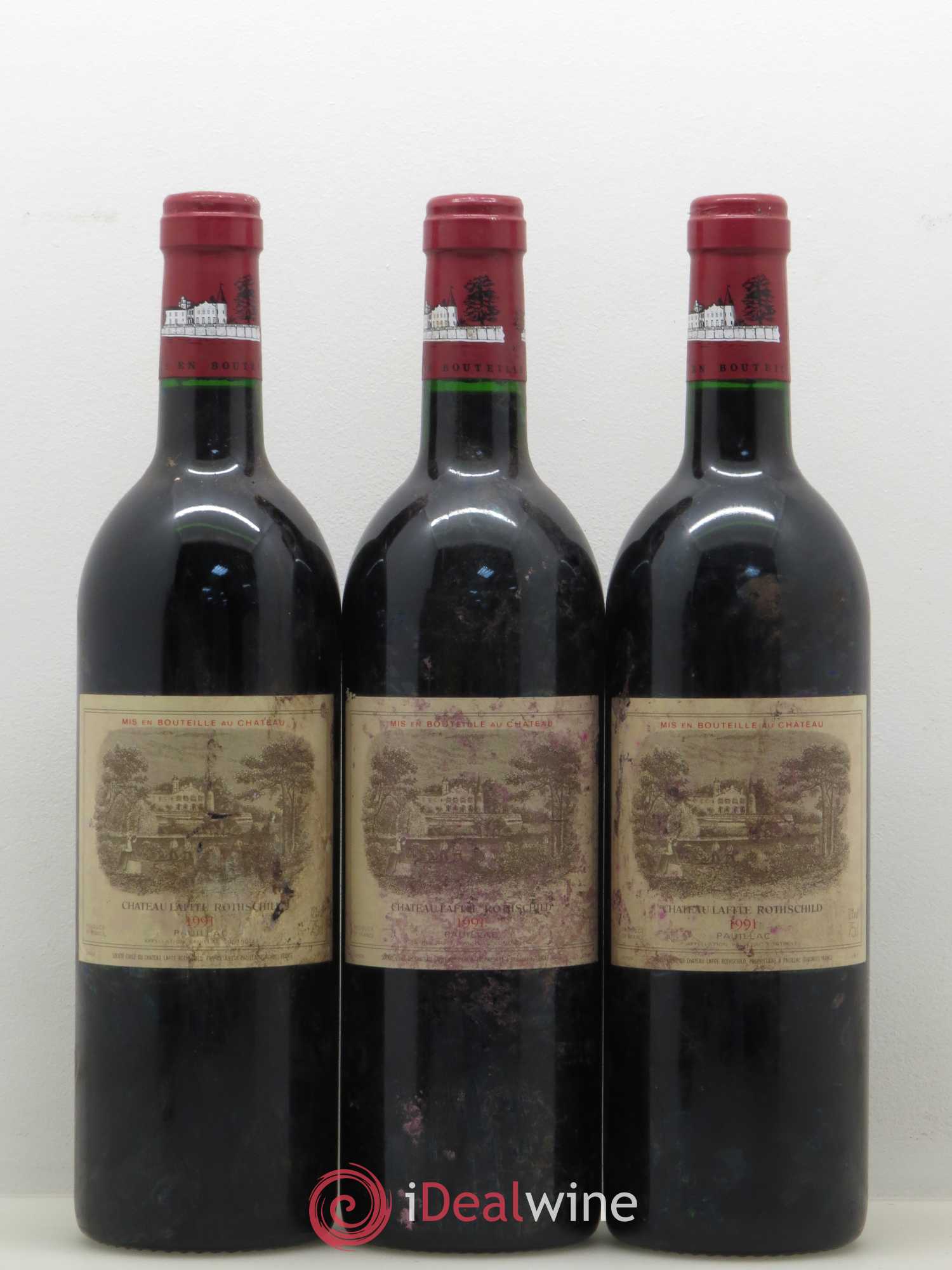 Château Lafite Rothschild 1er Grand Cru Classé 1991 - Lot de 12 bouteilles - 2