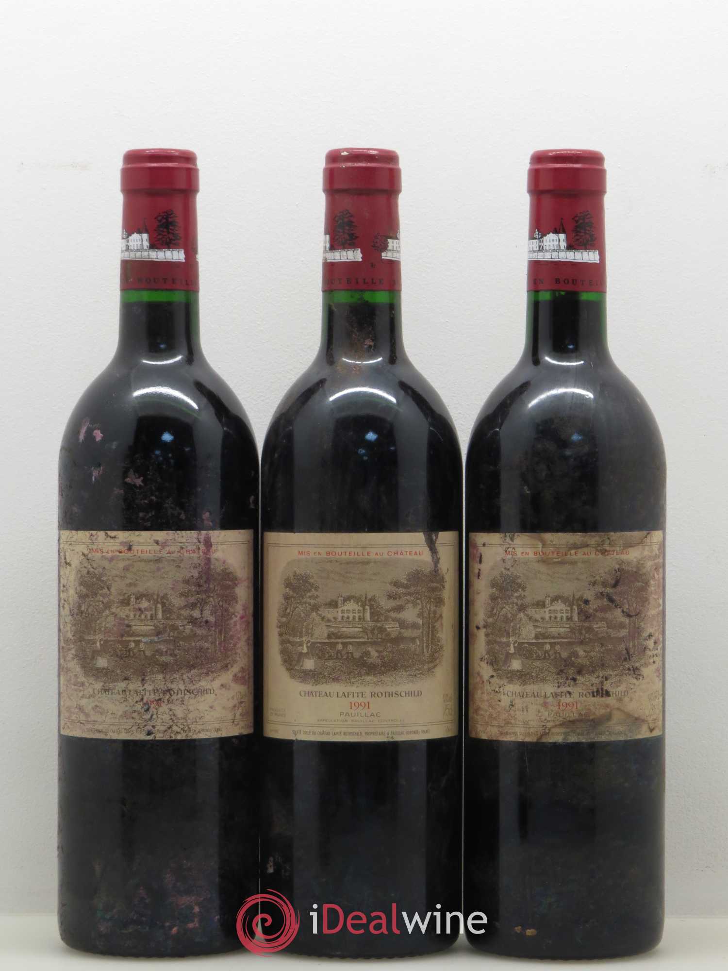 Château Lafite Rothschild 1er Grand Cru Classé 1991 - Lot de 12 bouteilles - 3