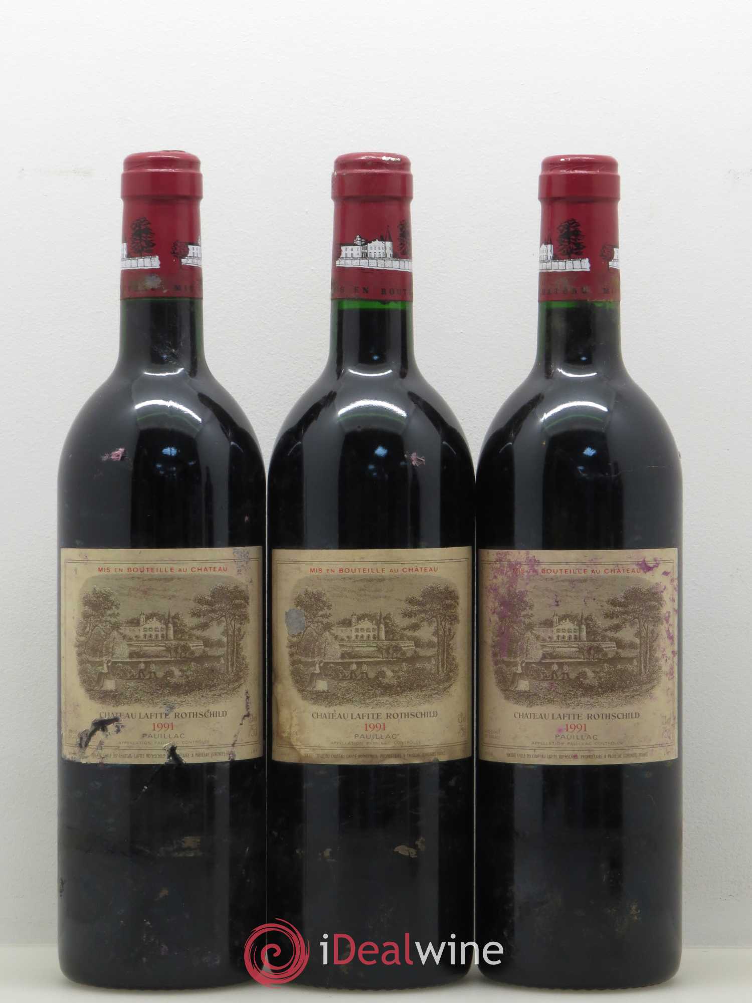 Château Lafite Rothschild 1er Grand Cru Classé 1991 - Lot de 12 bouteilles - 4