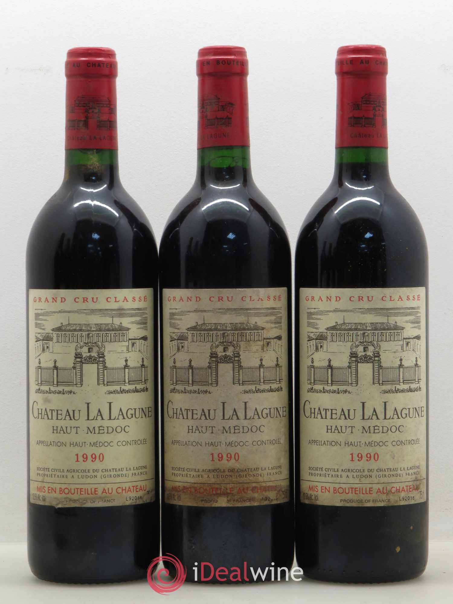 Château la Lagune 3ème Grand Cru Classé 1990 - Lot de 12 bouteilles - 3