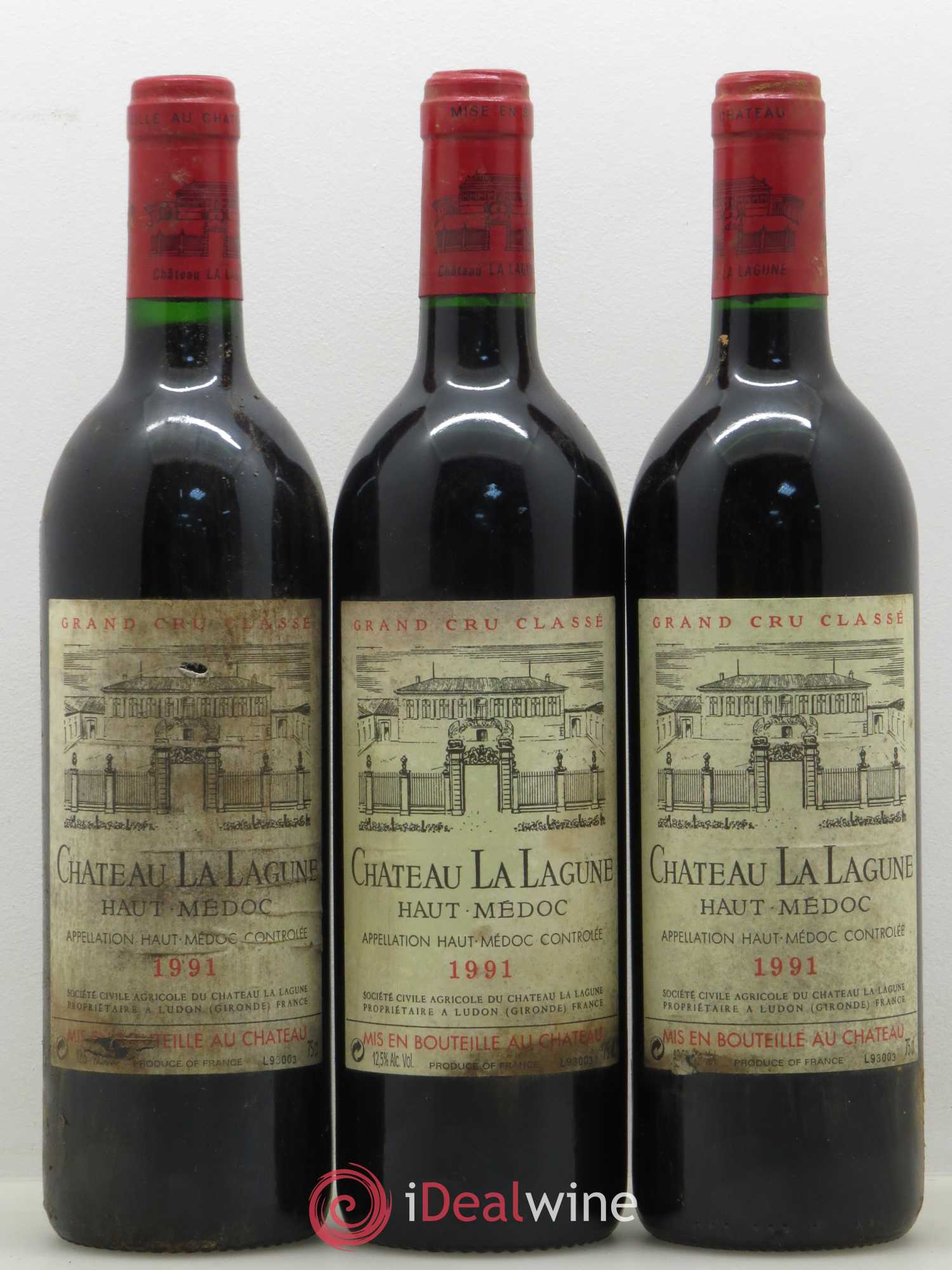 Château la Lagune 3ème Grand Cru Classé 1991 - Lot of 12 bottles - 1