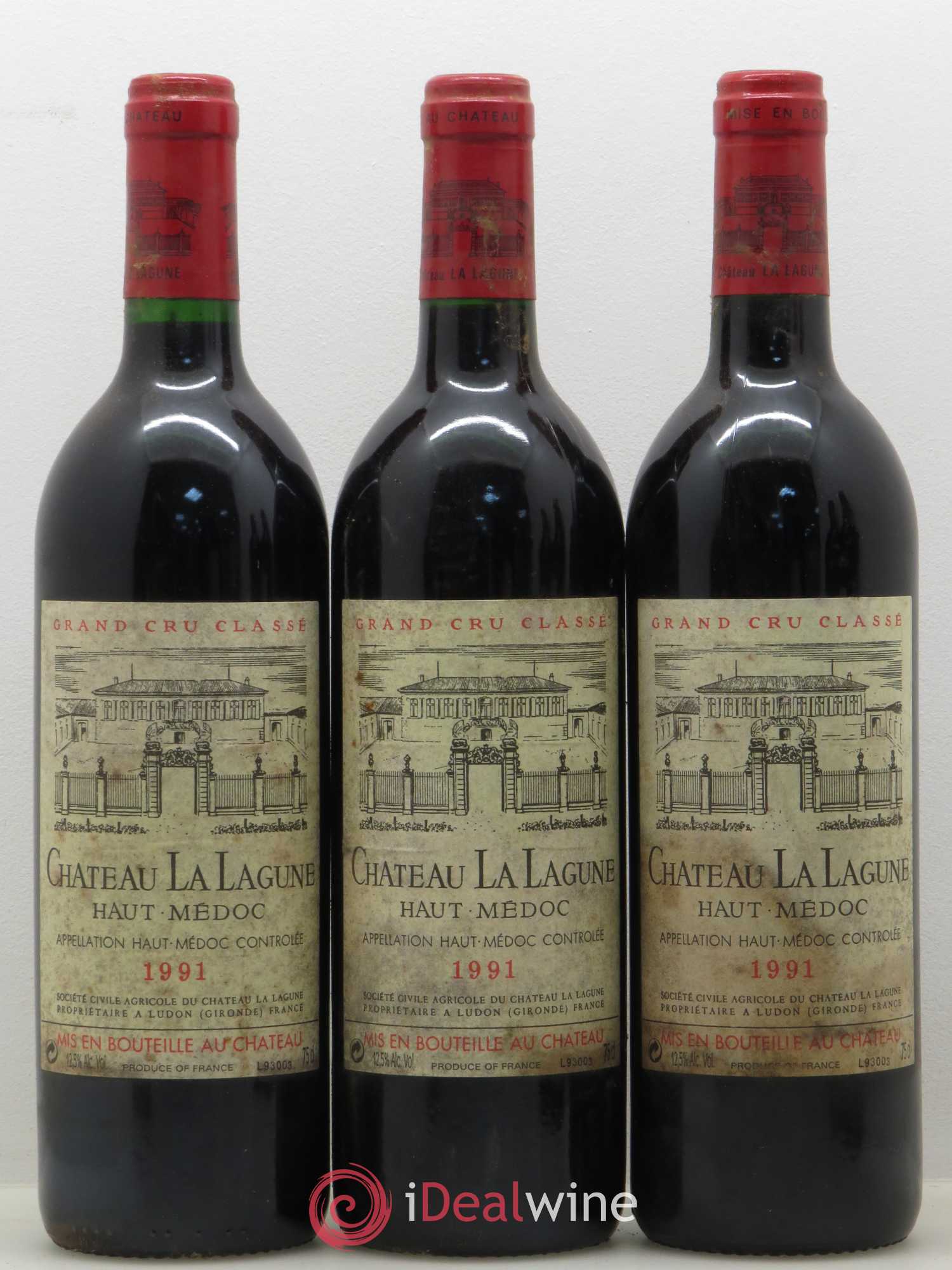 Château la Lagune 3ème Grand Cru Classé 1991 - Lot of 12 bottles - 2