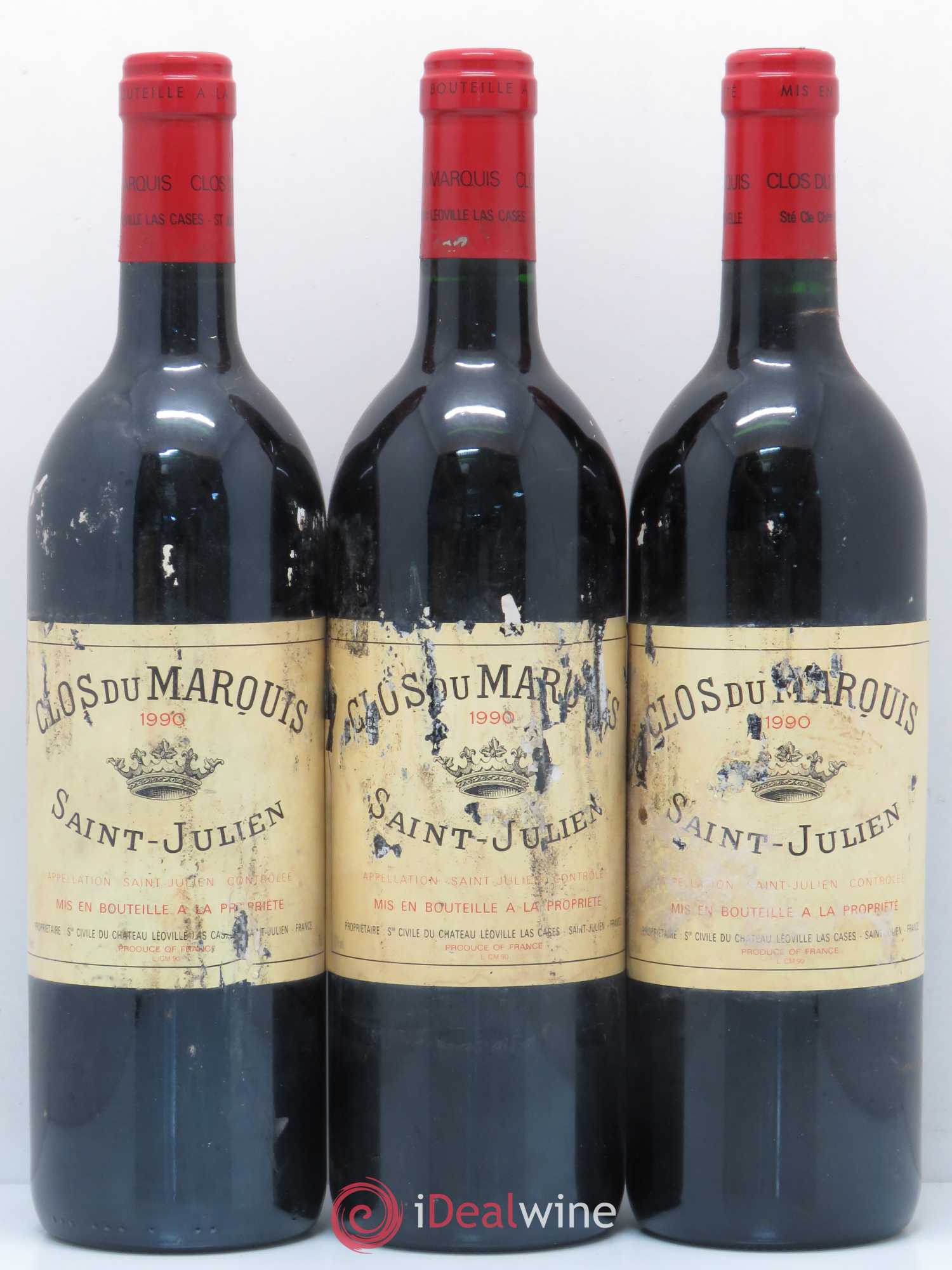 Clos du Marquis 1990 - Lot de 12 bouteilles - 2