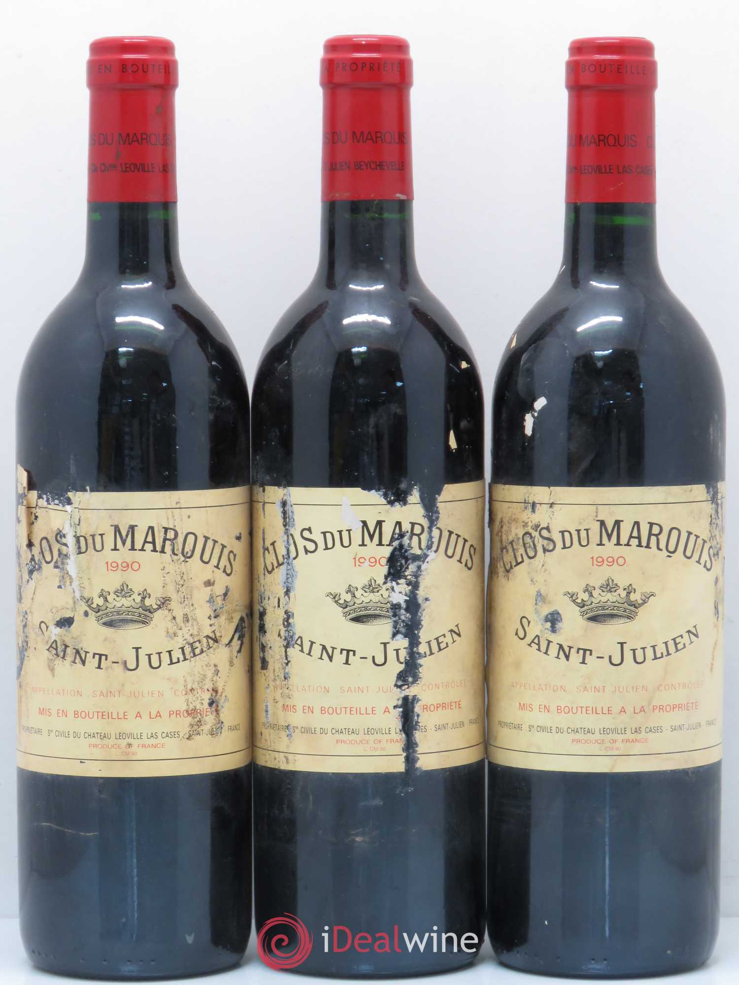 Clos du Marquis 1990 - Lot de 12 bouteilles - 3