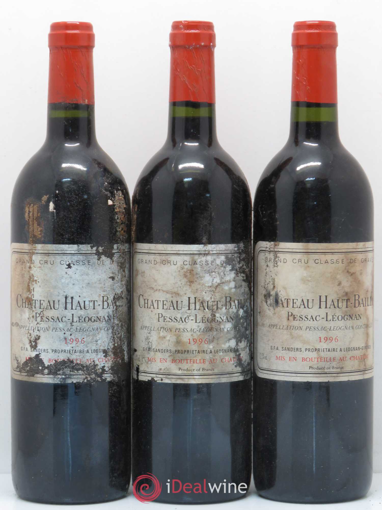 Château Haut-Bailly Cru Classé de Graves 1996 - Lot de 12 bouteilles - 2