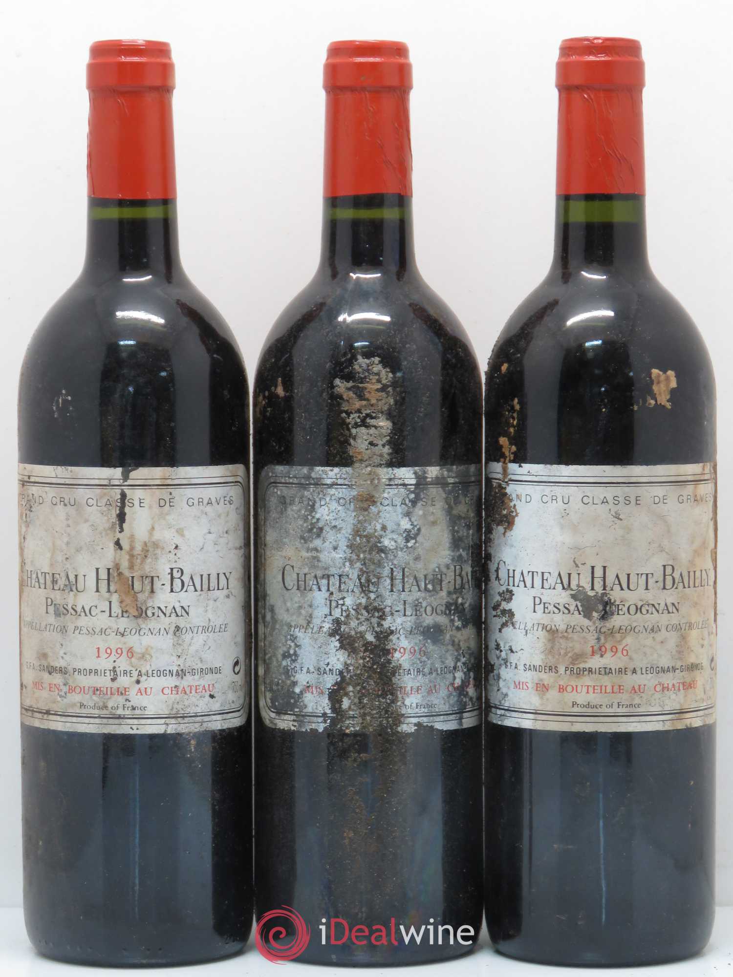Château Haut-Bailly Cru Classé de Graves 1996 - Lot de 12 bouteilles - 4