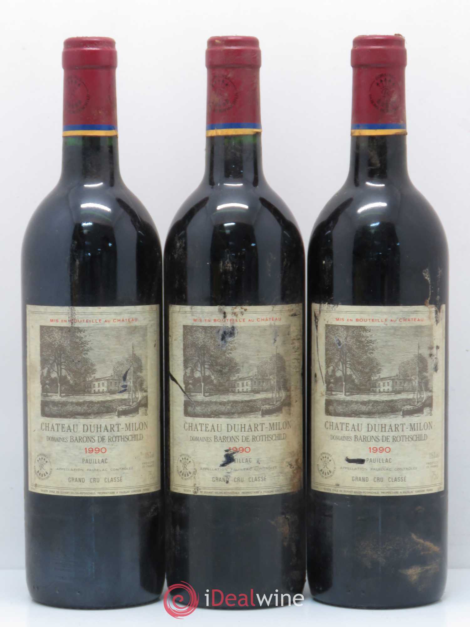 Château Duhart-Milon 4ème Grand Cru Classé 1990 - Lot de 12 bouteilles - 2