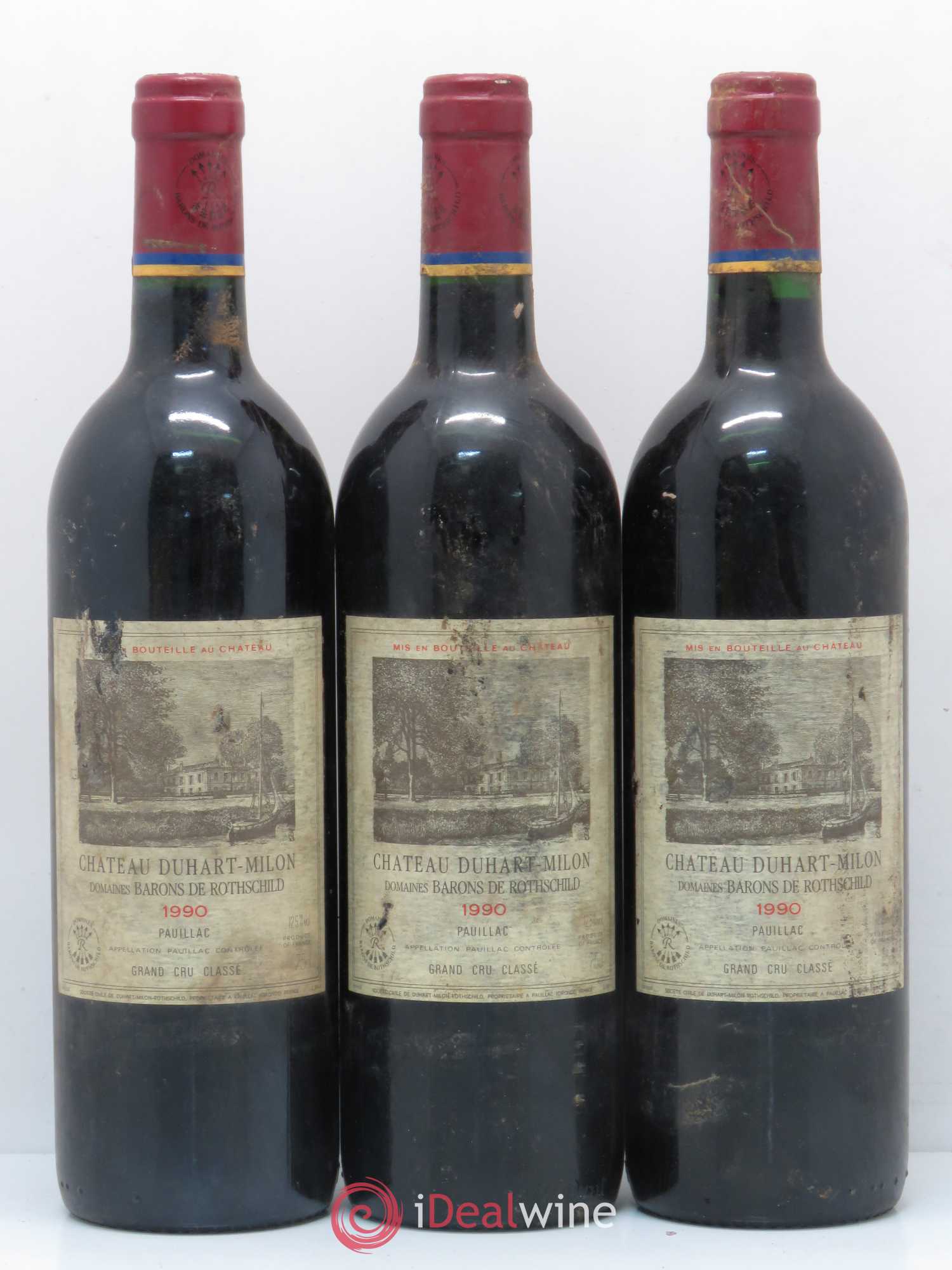 Château Duhart-Milon 4ème Grand Cru Classé 1990 - Lot de 12 bouteilles - 4
