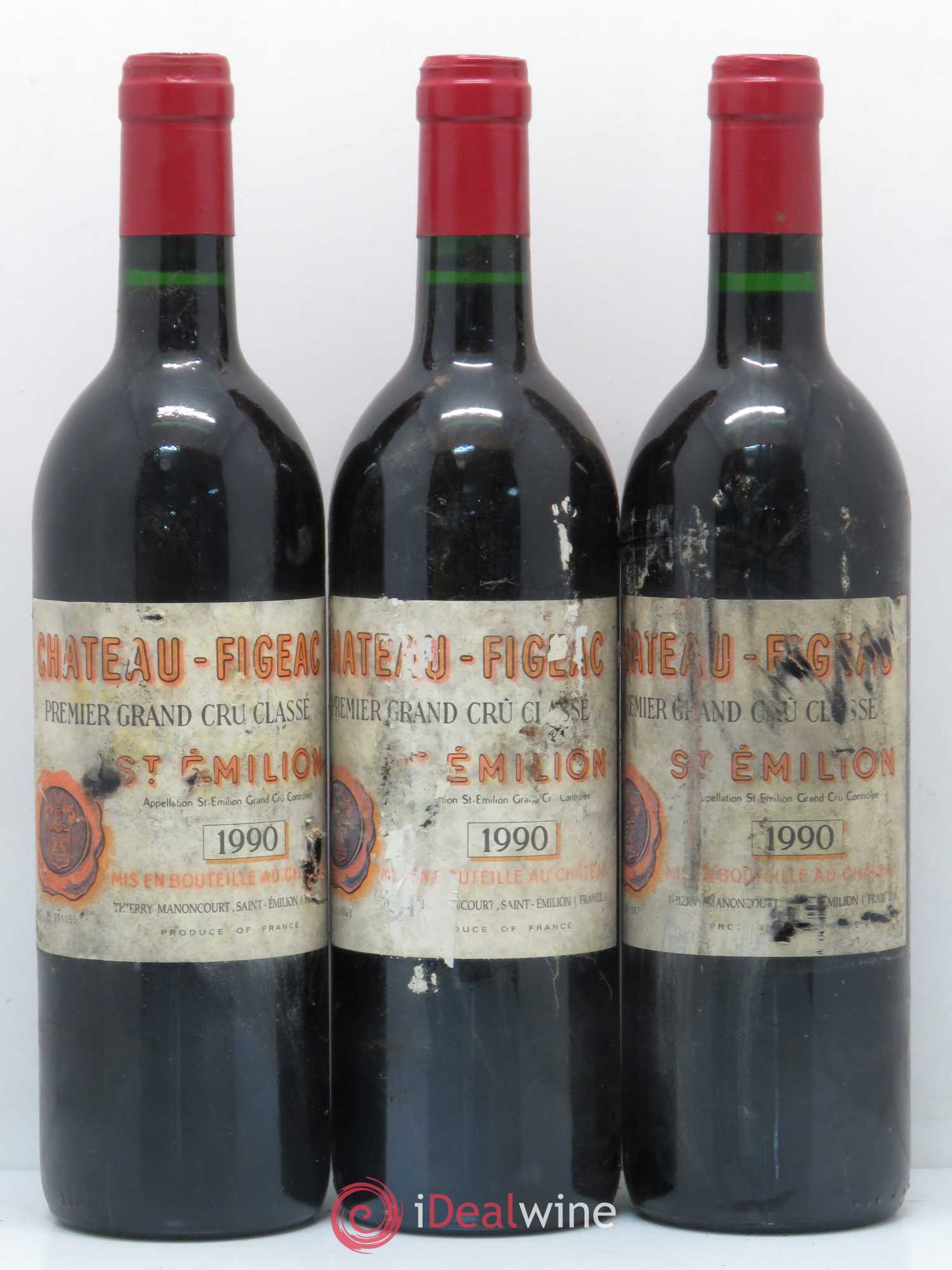 Château Figeac 1er Grand Cru Classé A 1990 - Lot de 6 bouteilles - 2