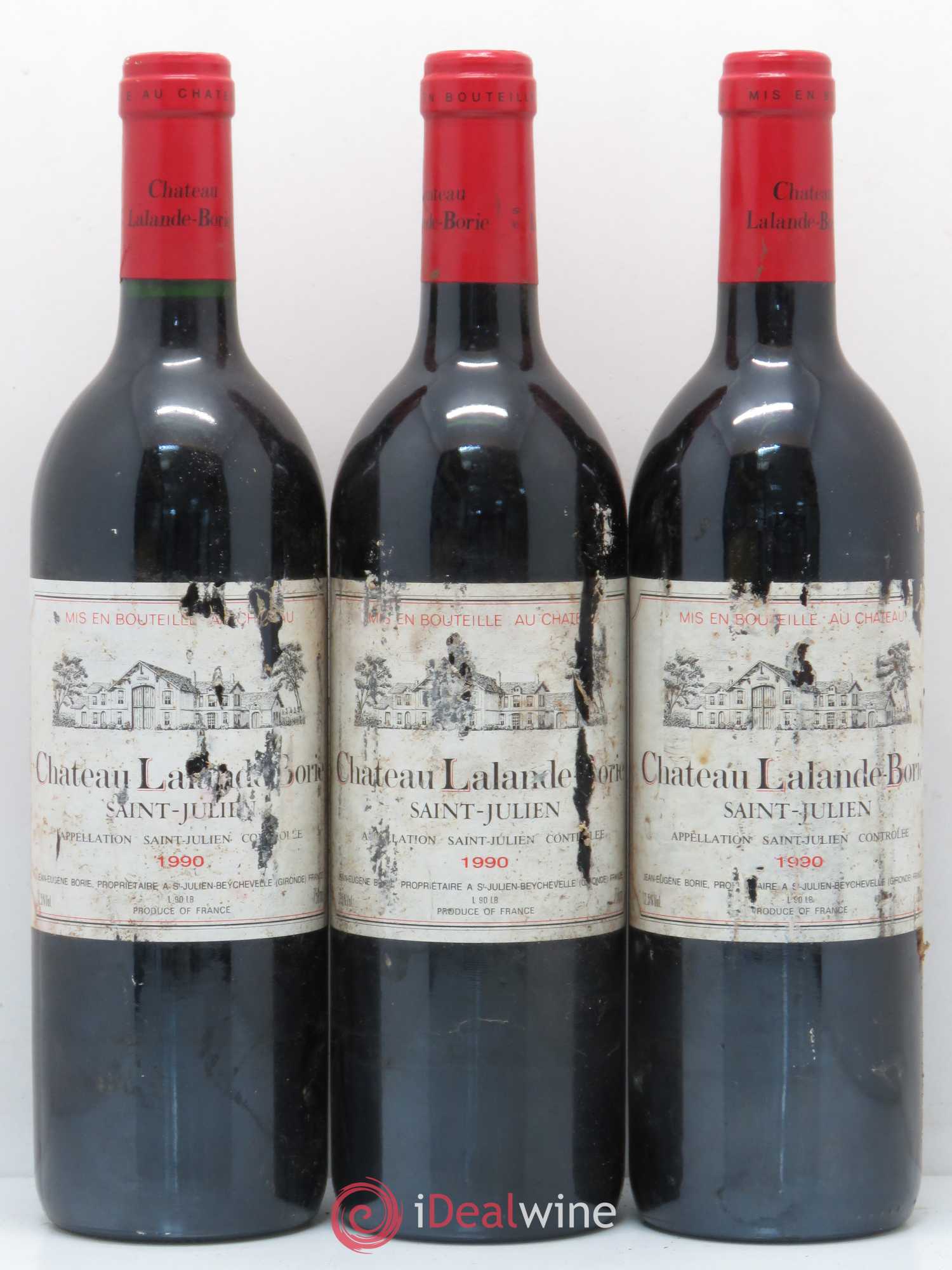 Château Lalande Borie 1990 - Lot de 6 bouteilles - 2